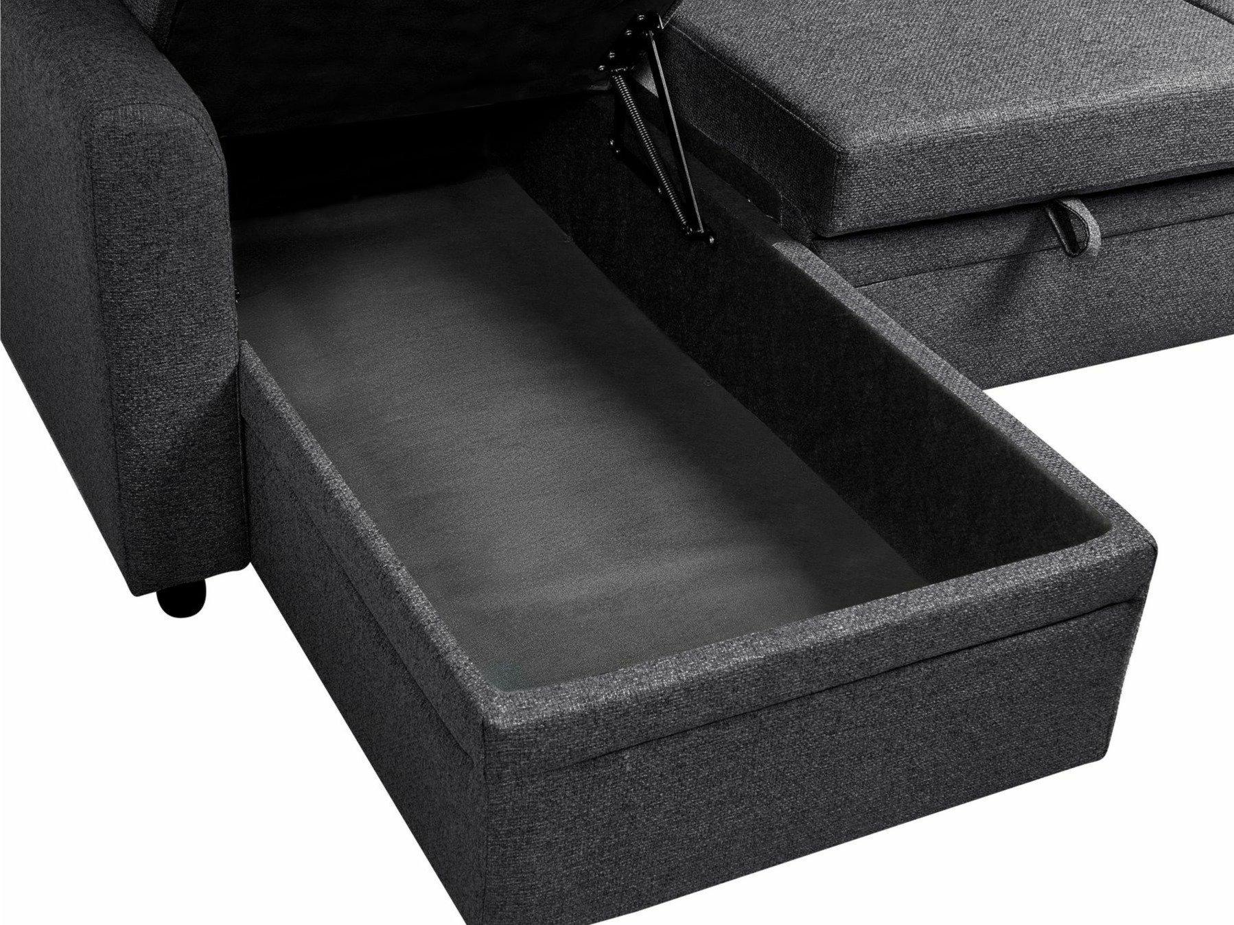 Γωνιακός Καναπές Berwyn 2805 (Μαύρο)