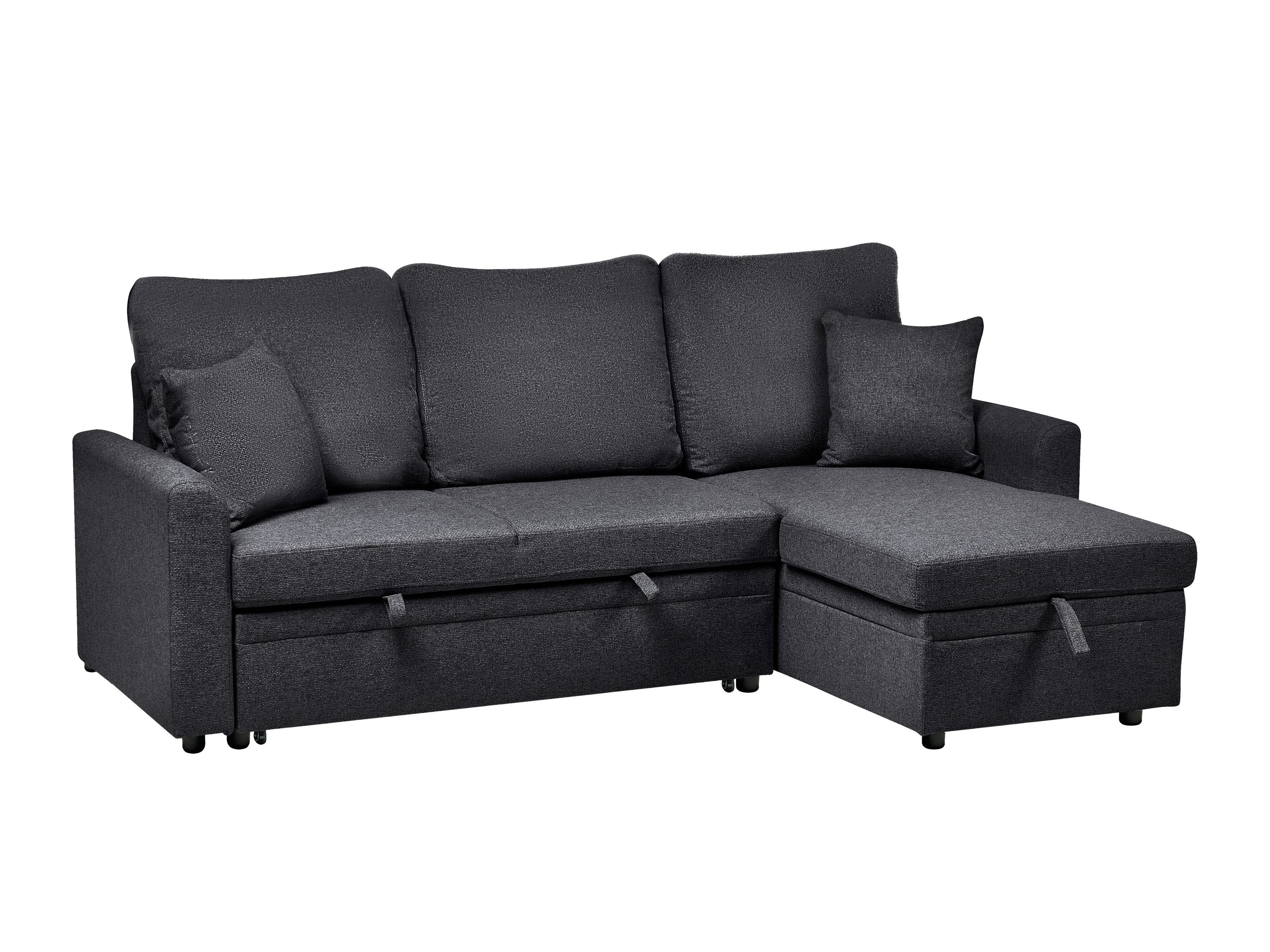 Γωνιακός Καναπές Berwyn 2805 (Μαύρο)