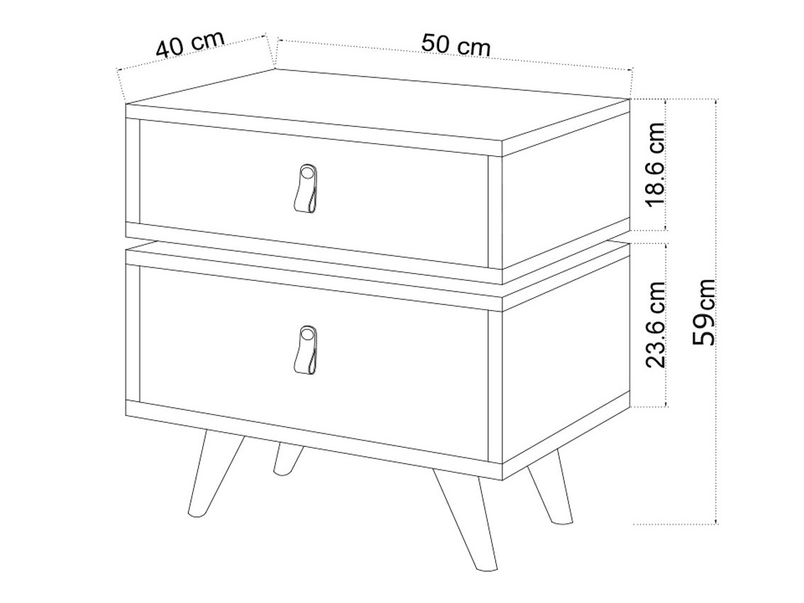 Bedside table Kailua 2654