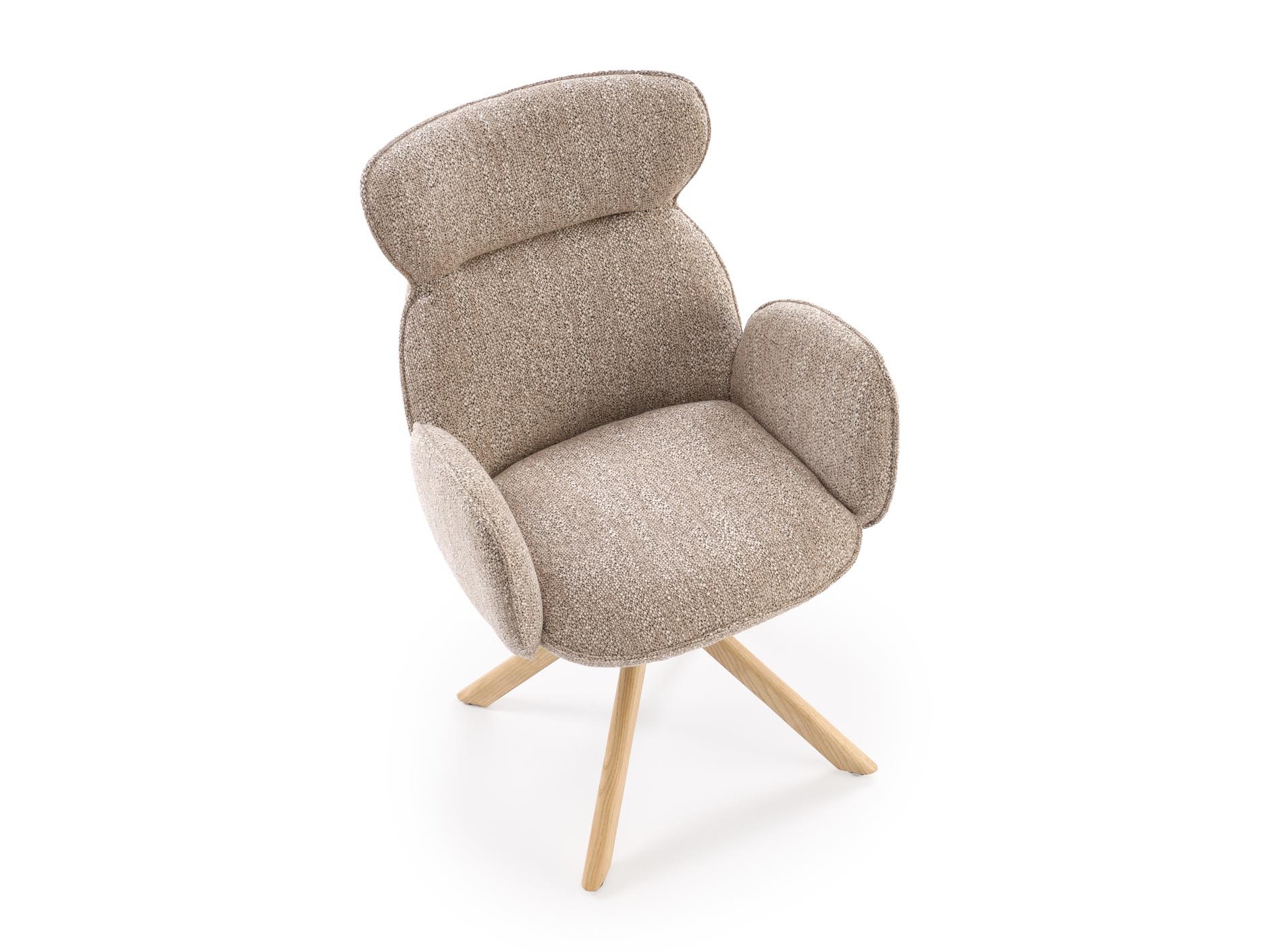 Chair Houston 2041 (Beige + Light wood)