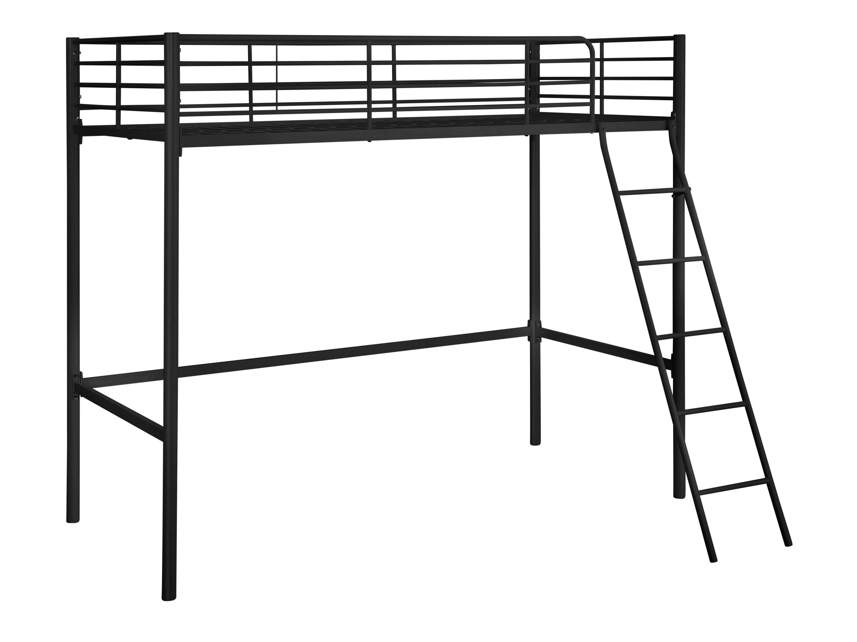 Loft bed Denton 1507 (Black)