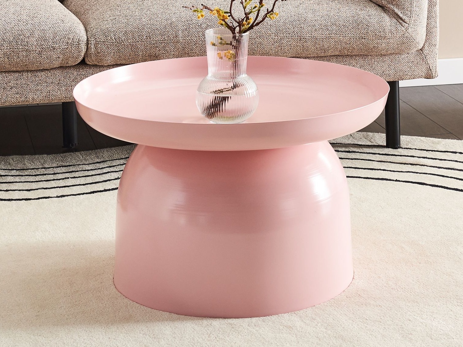 Τραπεζάκι σαλονιού Berwyn 2820 (Ροζ)