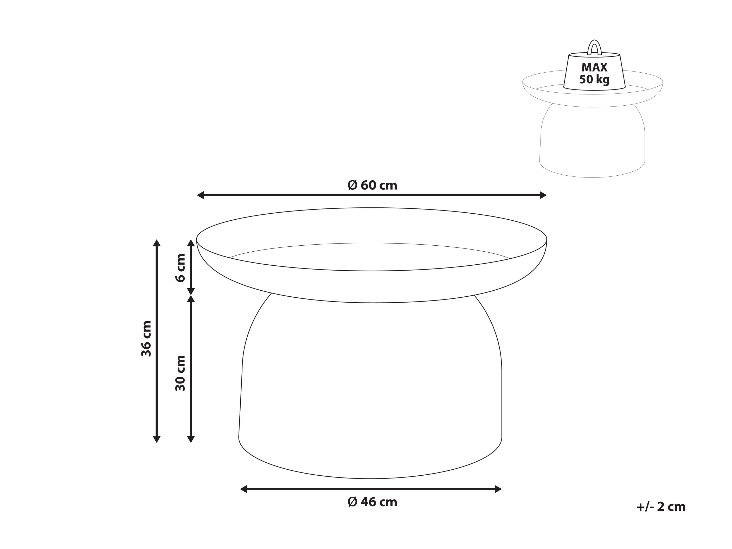 Τραπεζάκι σαλονιού Berwyn 2820 (Ροζ)