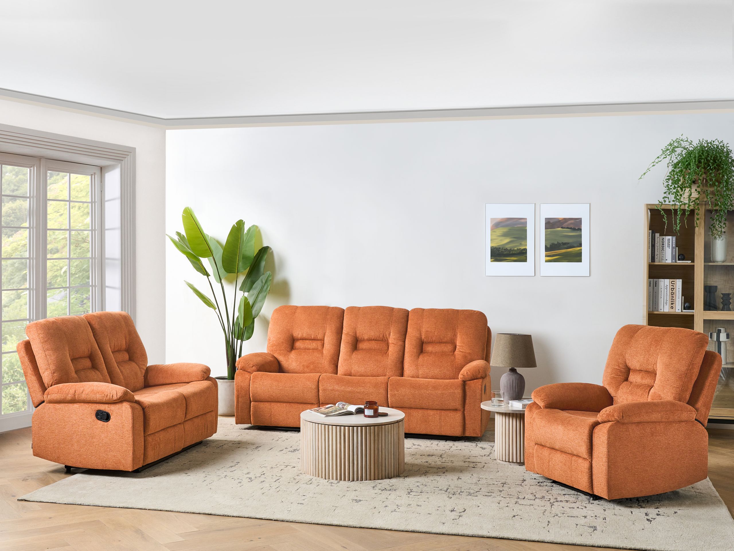 Armchair recliner Tivlira 109 (Orange)