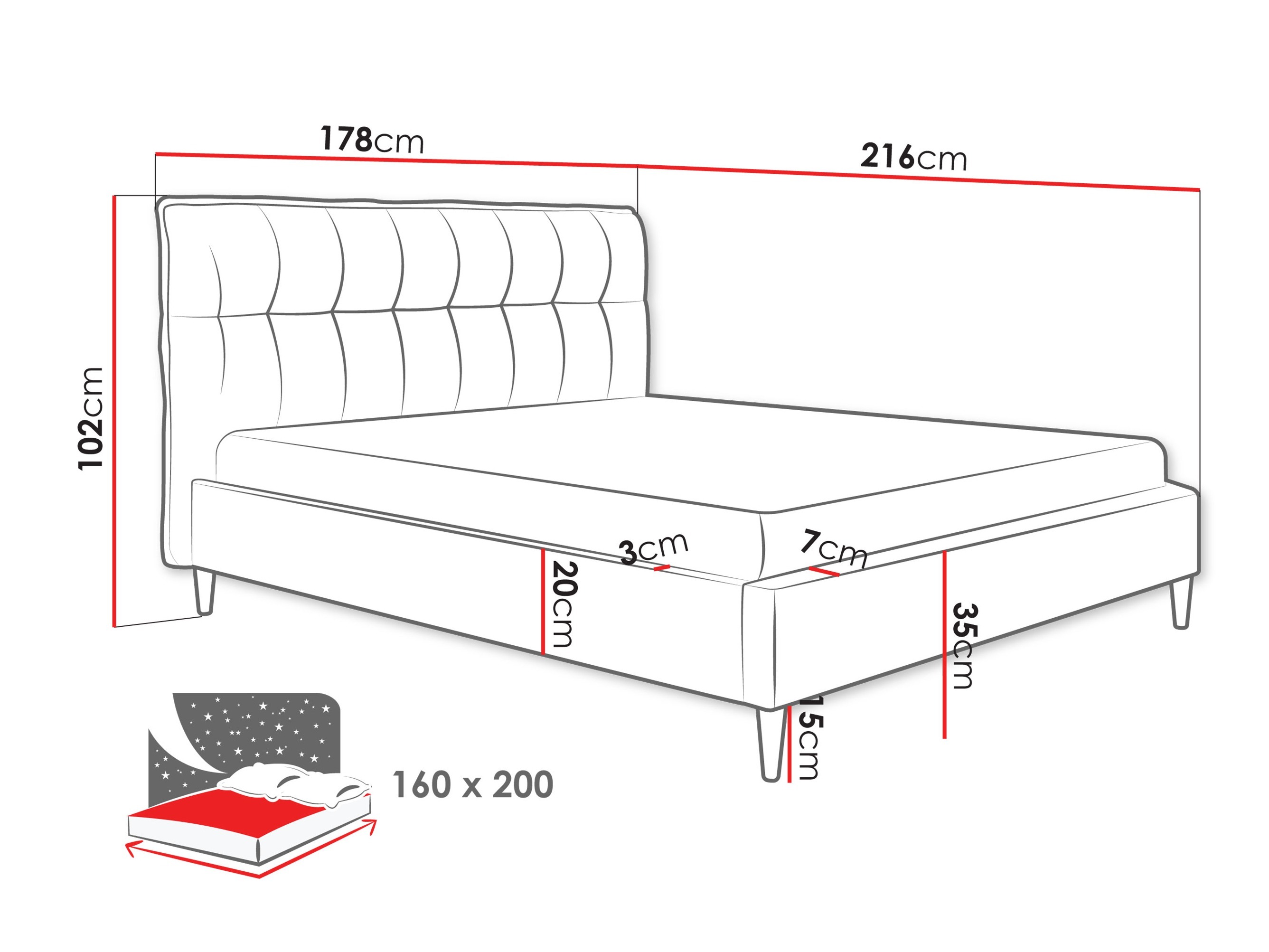 Κρεβάτι Comfivo Mundor