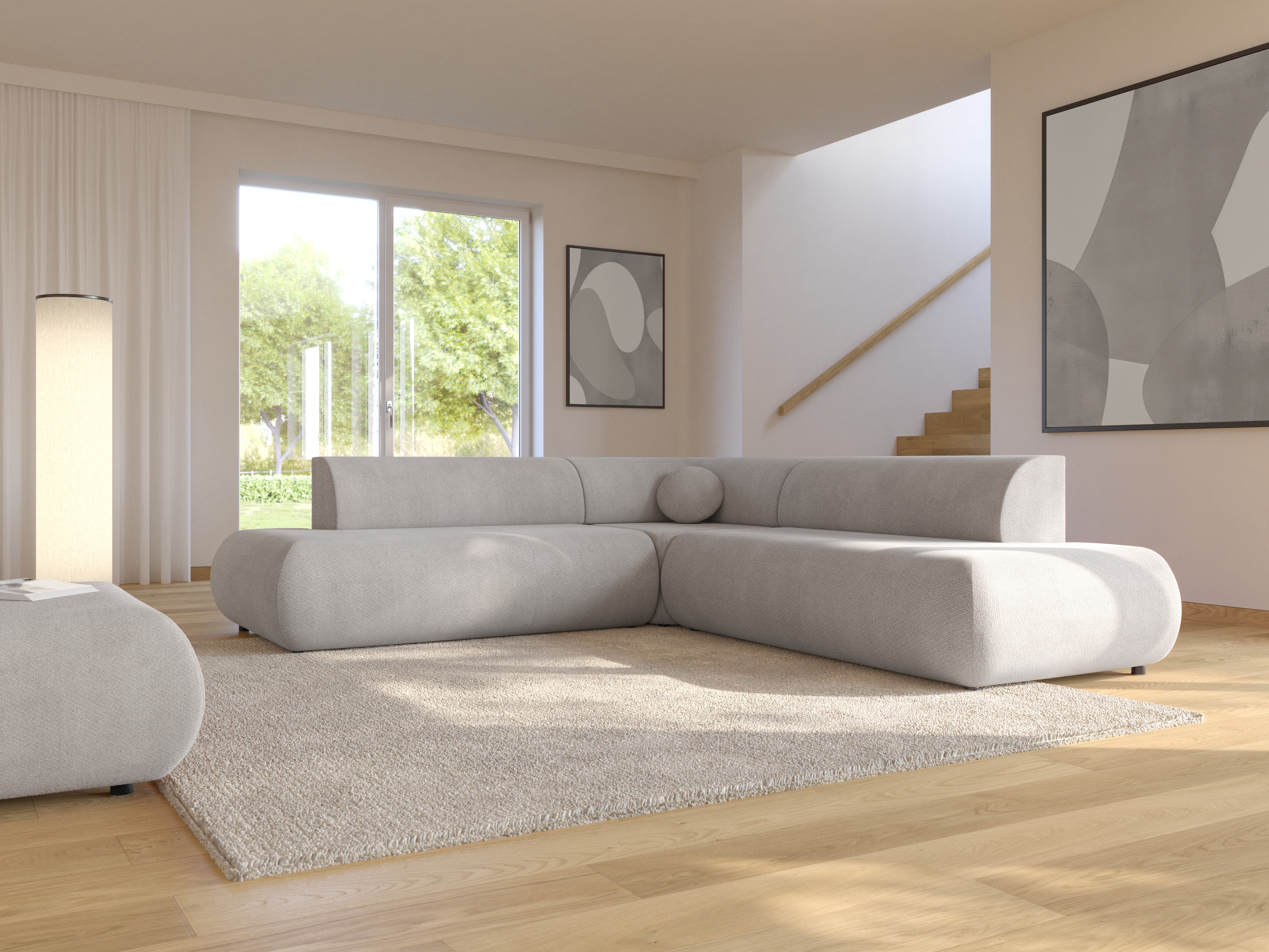 Corner sofa Kingston 186 (Vinci 07)