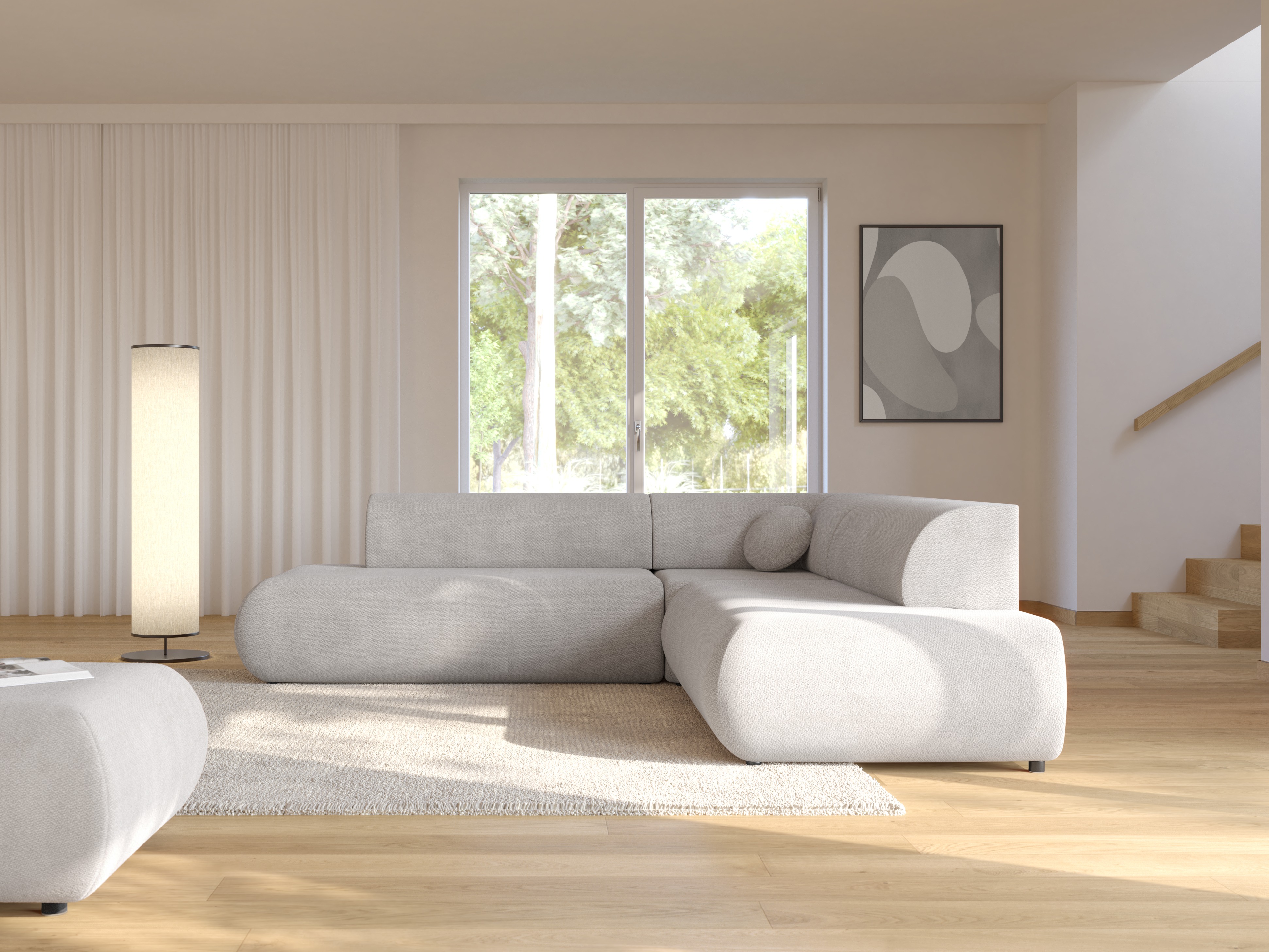 Corner sofa Kingston 186 (Vinci 07)