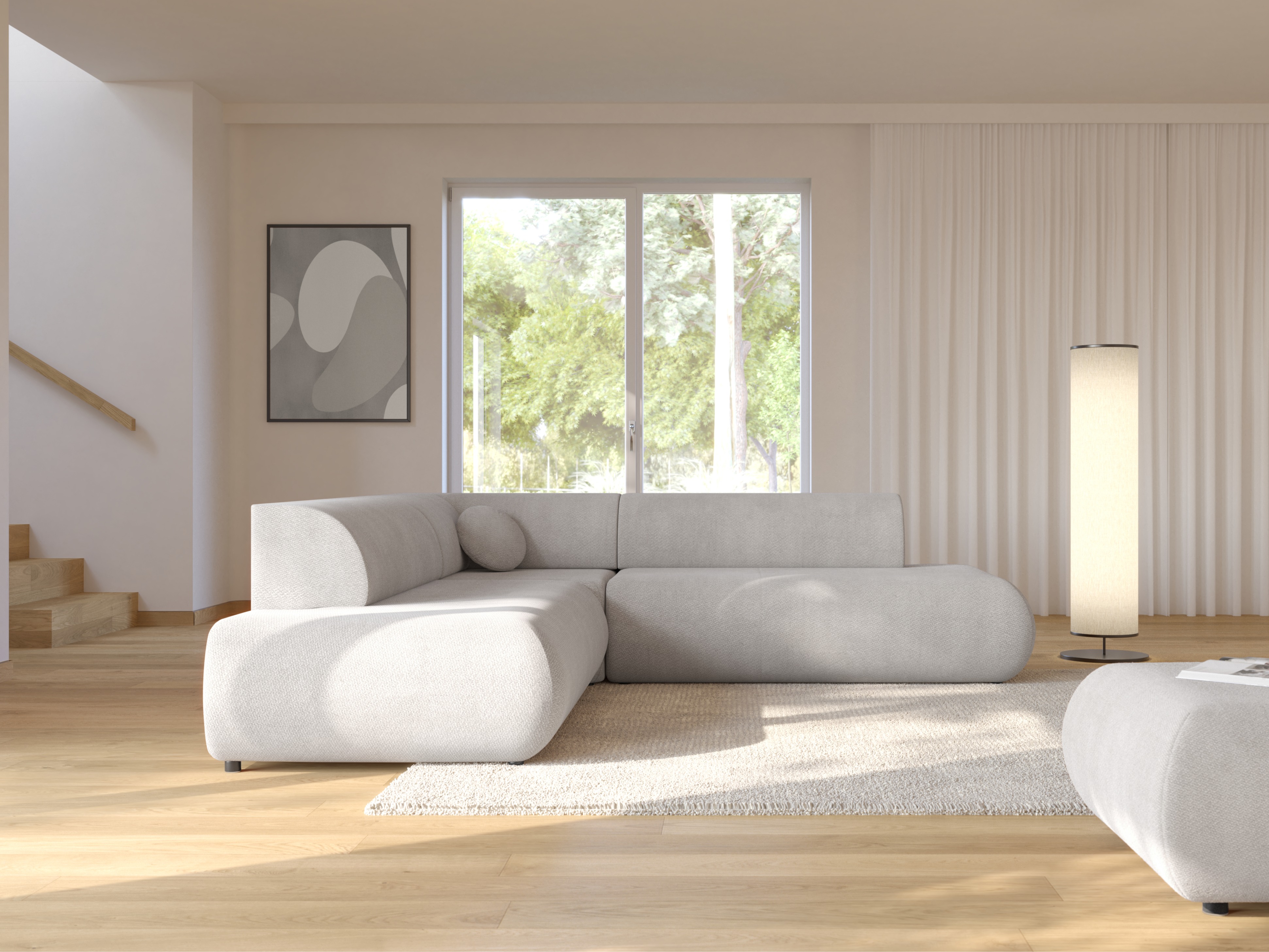 Corner sofa Kingston 186 (Vinci 07)