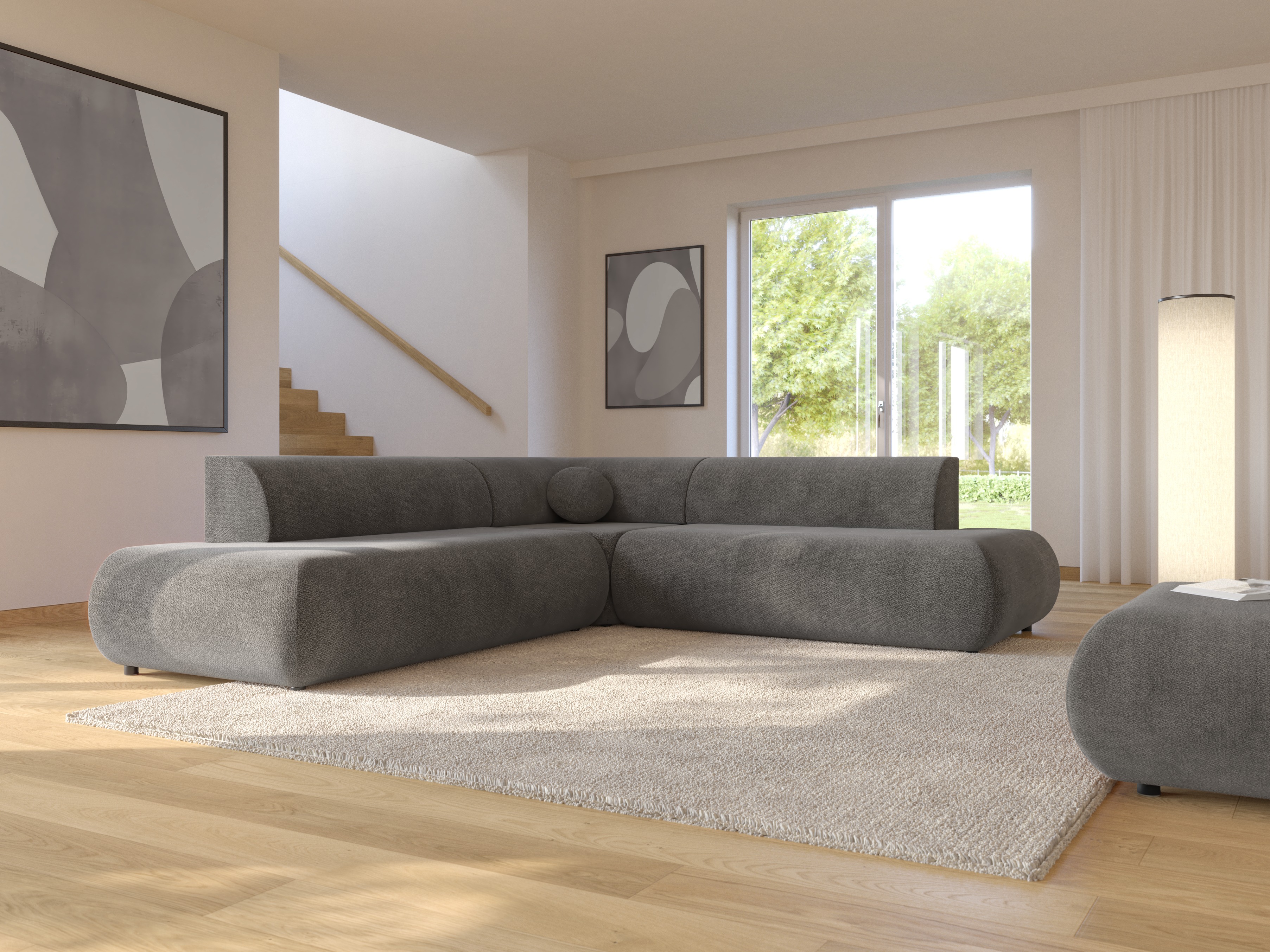 Corner sofa Kingston 186 (Vinci 14)