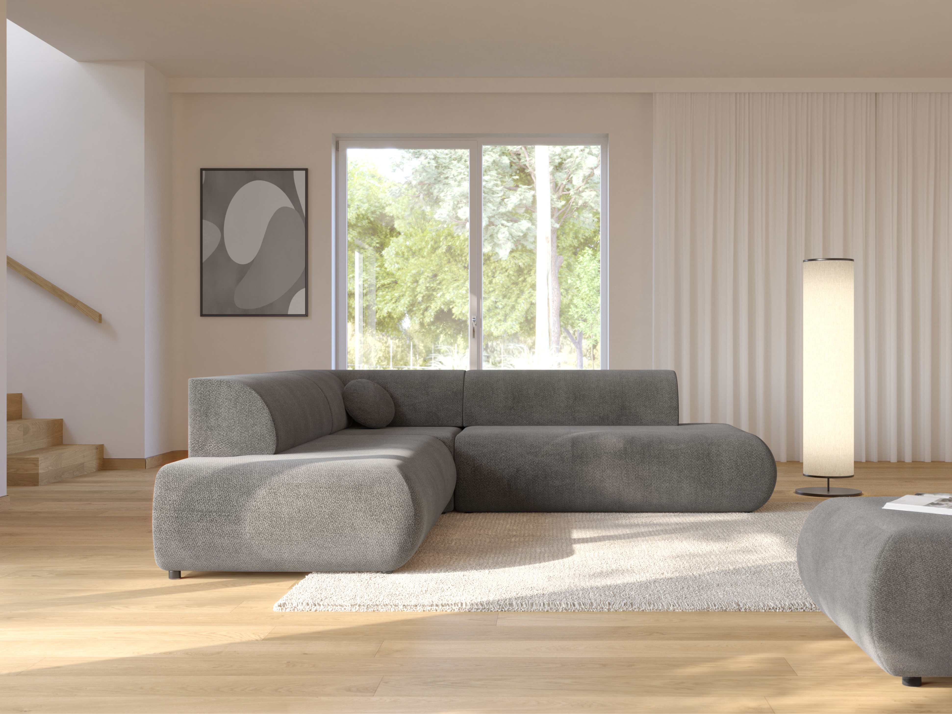 Corner sofa Kingston 186 (Vinci 14)