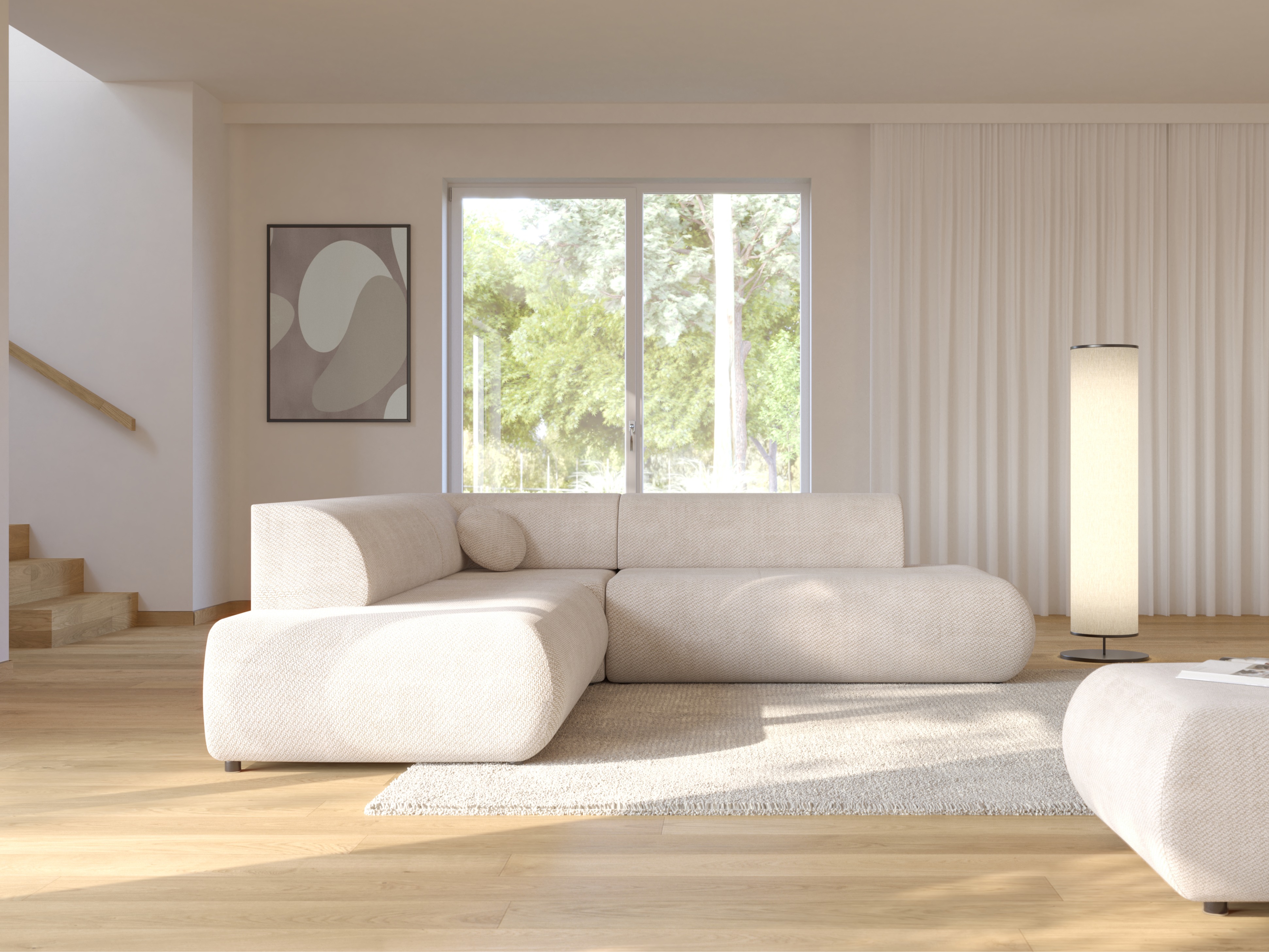 Corner sofa Kingston 186 (Vinci 26)