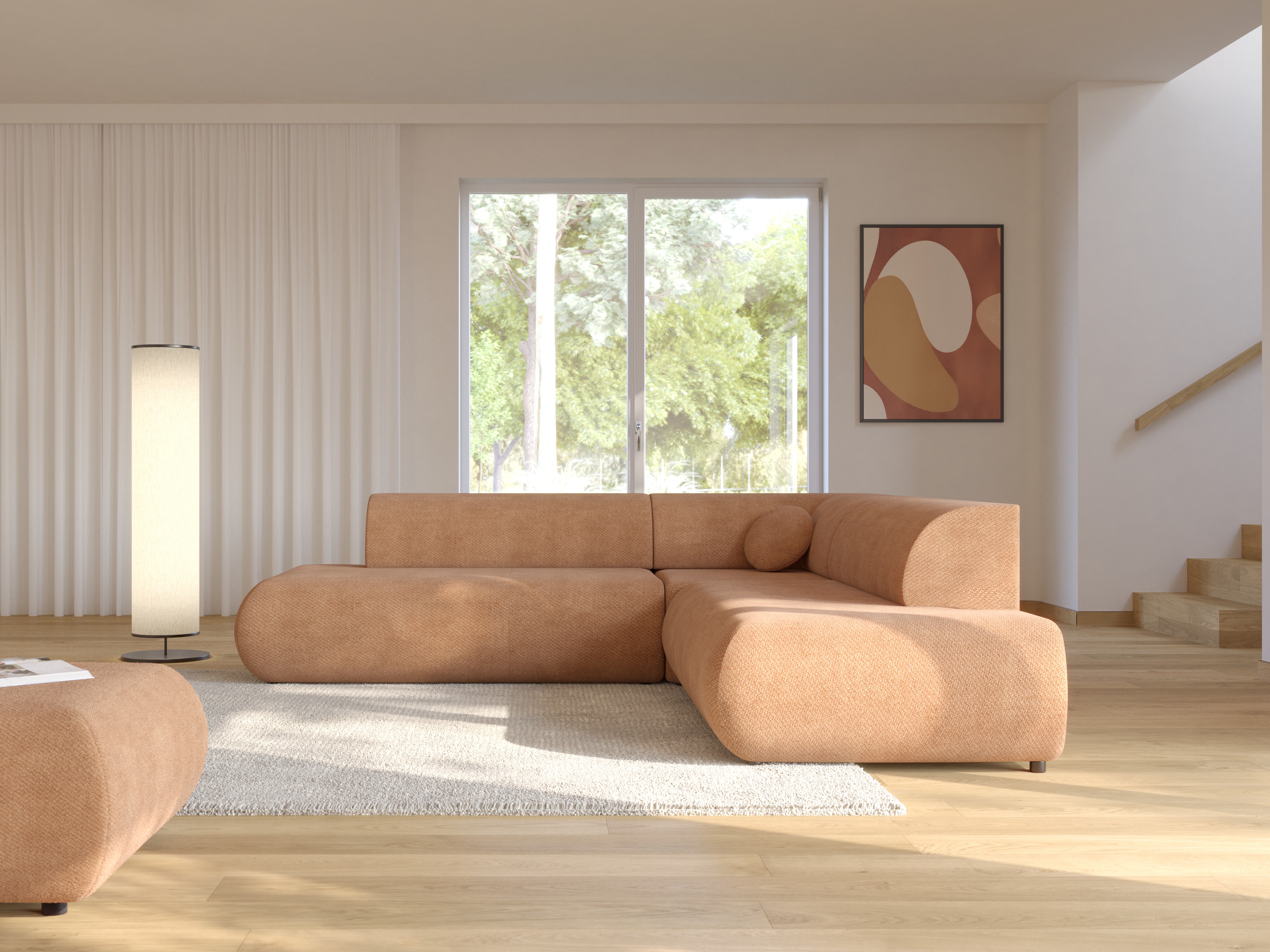 Corner sofa Kingston 186 (Vinci 42)