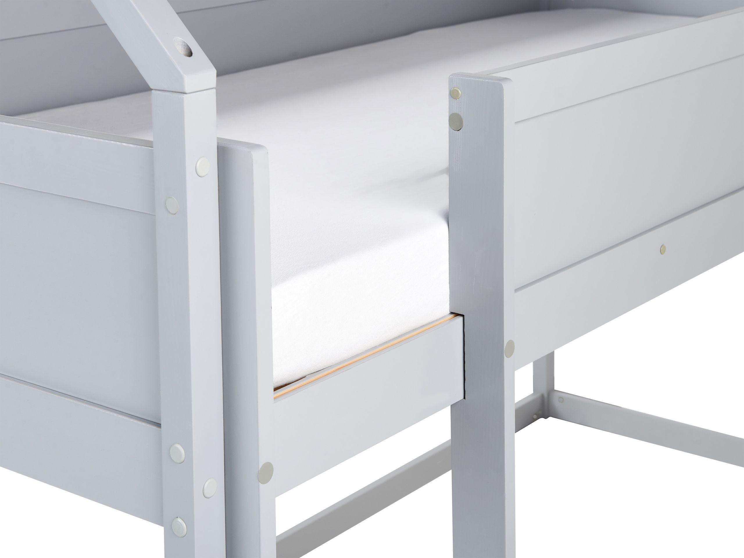 Loft bed Berwyn 2830 (Grey)