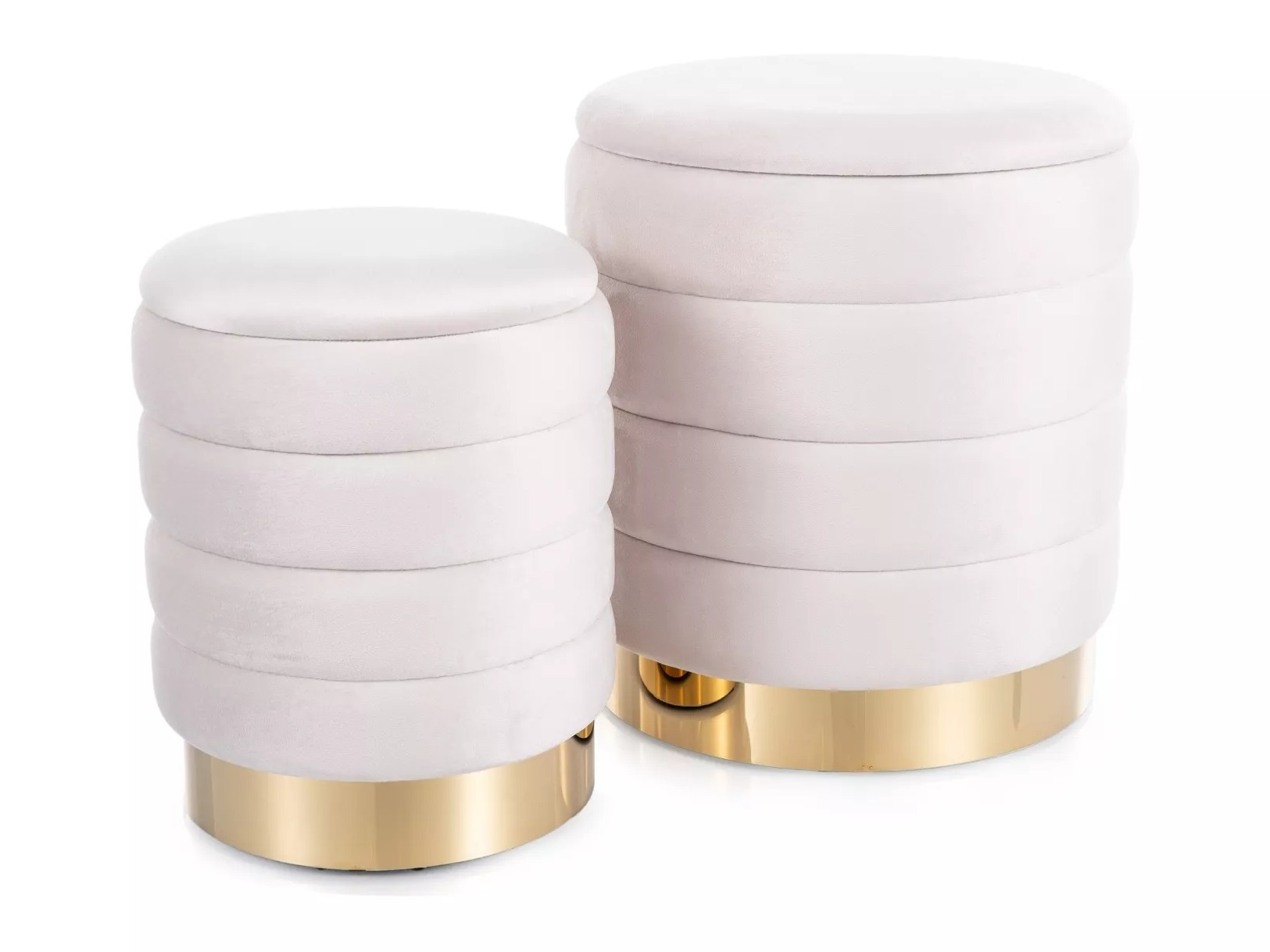 Σετ σκαμπό σαλονιού Detroit 906 (Ανοιχτό μπεζ)