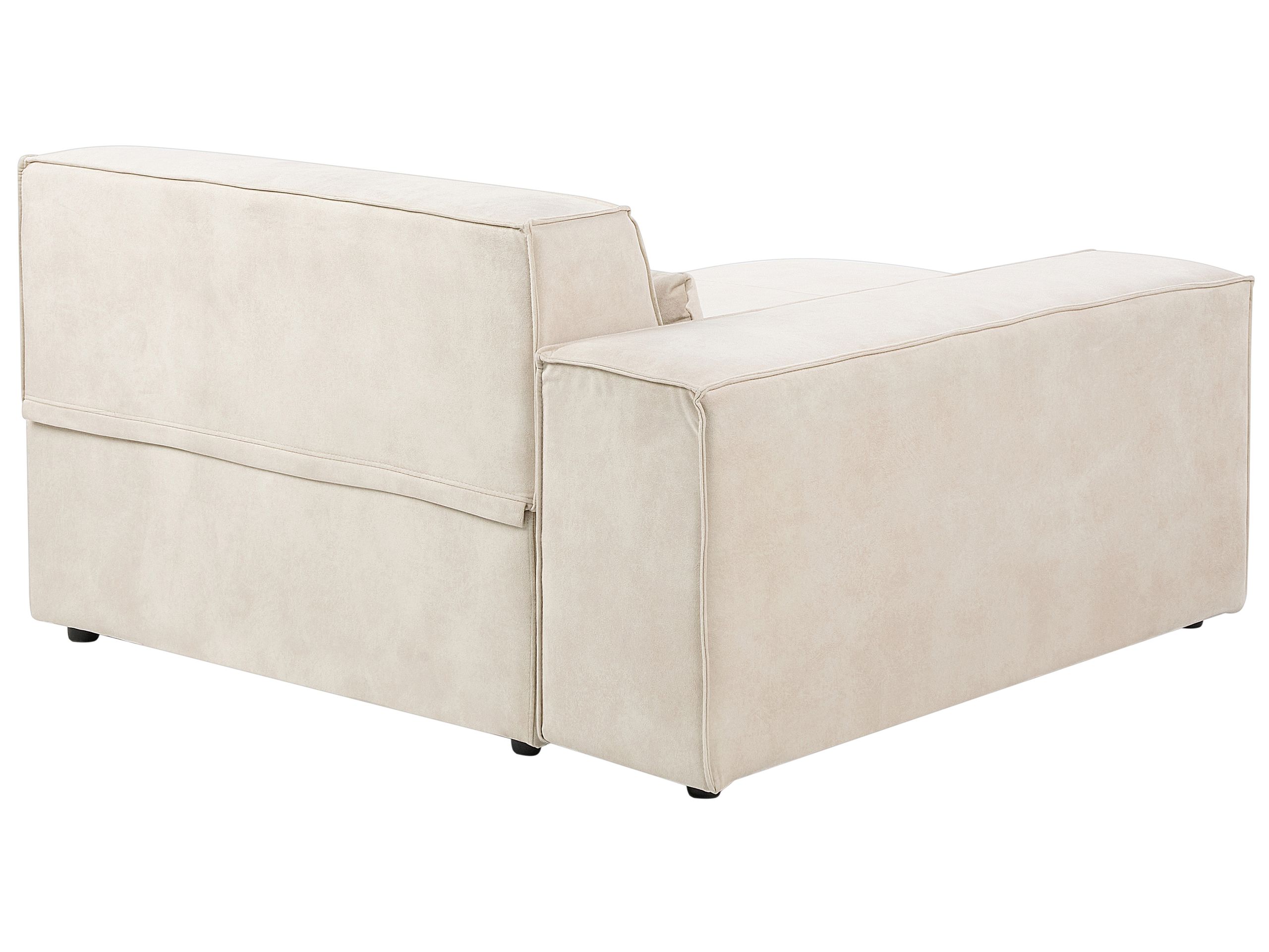 Αρθρωτός γωνιακός καναπές Tivsora 100 (Ανοιχτό μπεζ)