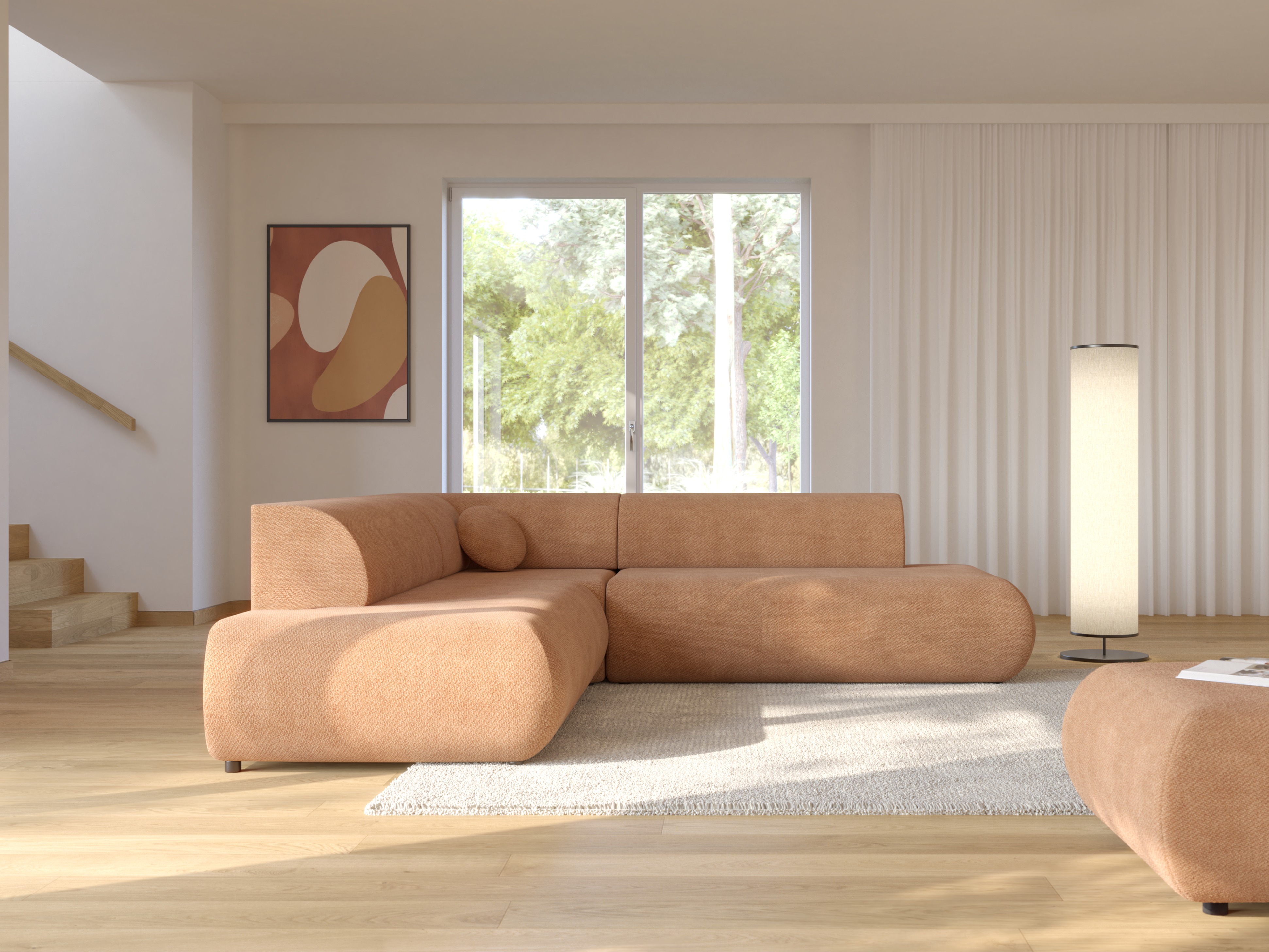 Corner sofa Kingston 186 (Vinci 42)