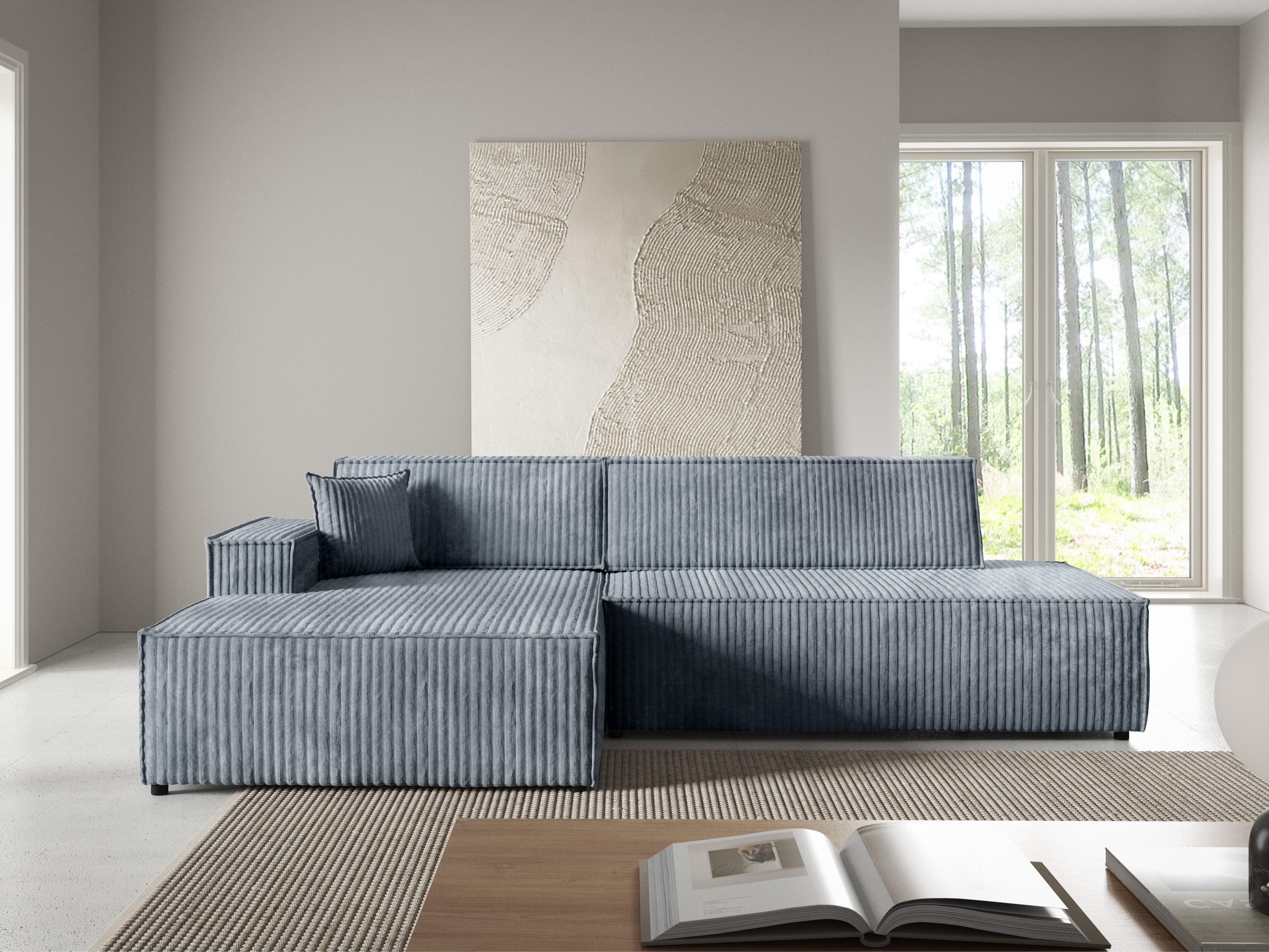 Corner sofa Kingston 187 (Tilia 85)
