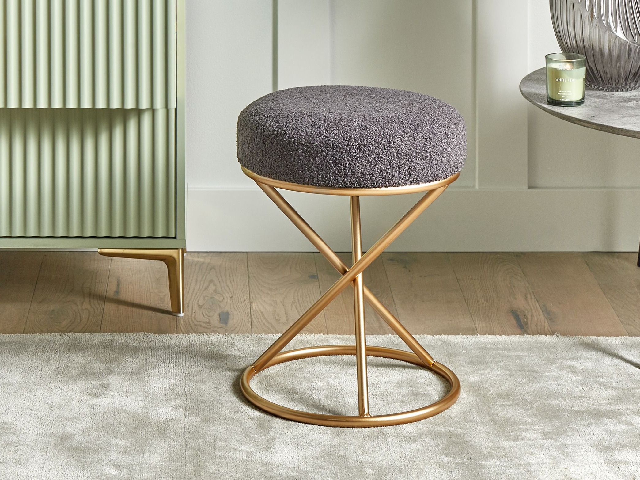 Σκαμπό Berwyn 2839 (Γκρι)