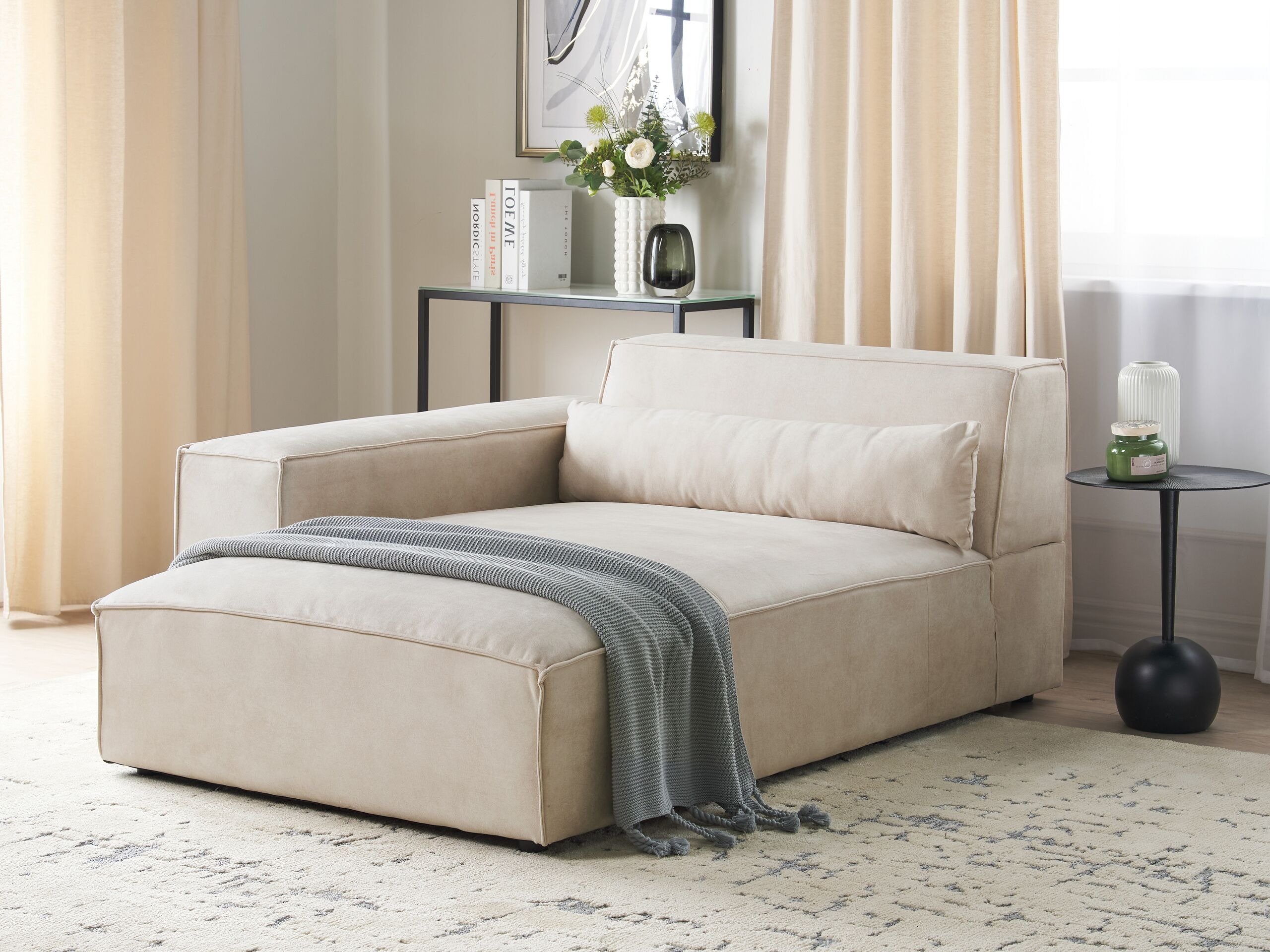 Ανάκλινδρο Tivsora 101 (Ανοιχτό μπεζ)