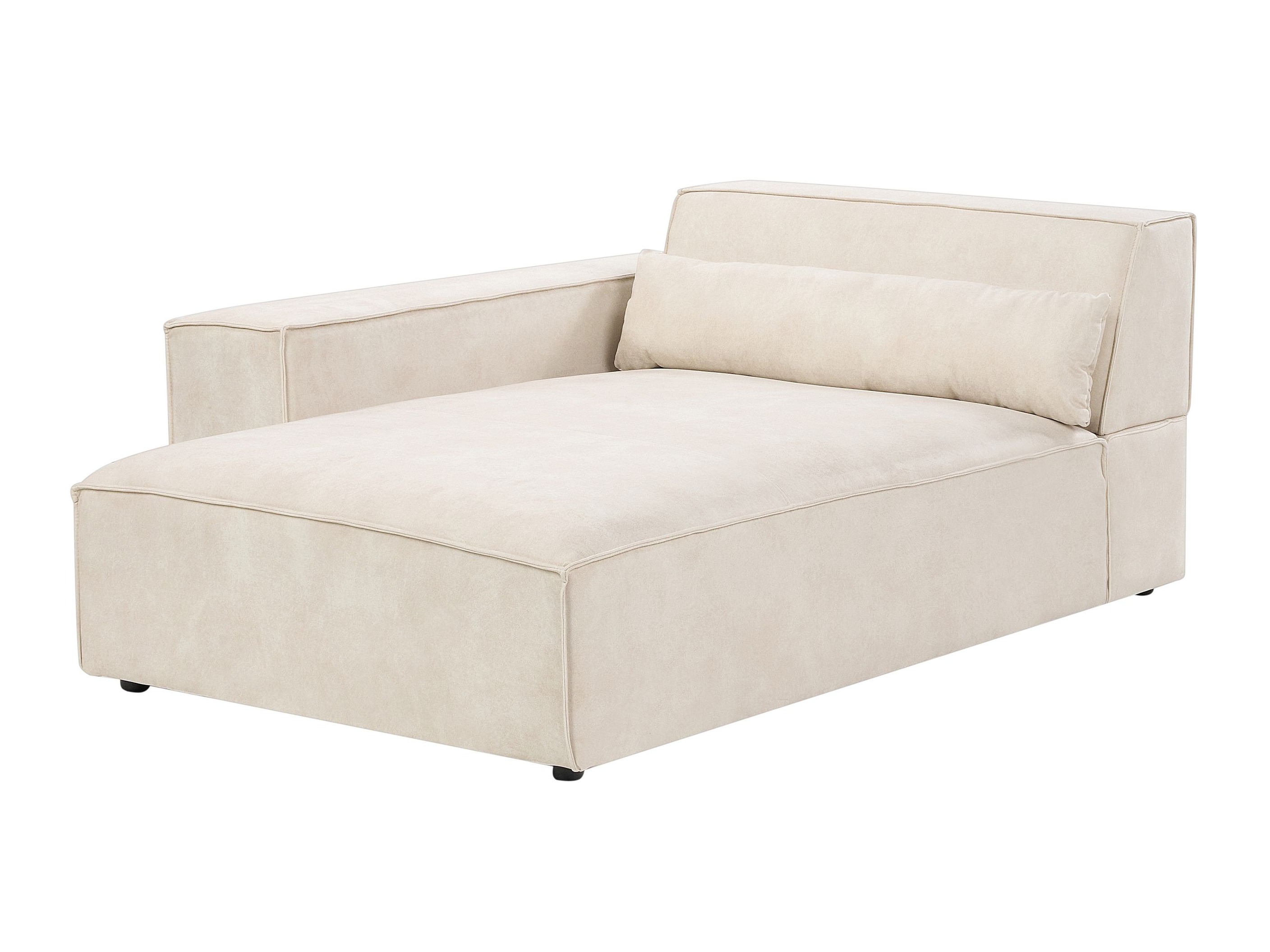 Αρθρωτός γωνιακός καναπές Tivsora 100 (Ανοιχτό μπεζ)