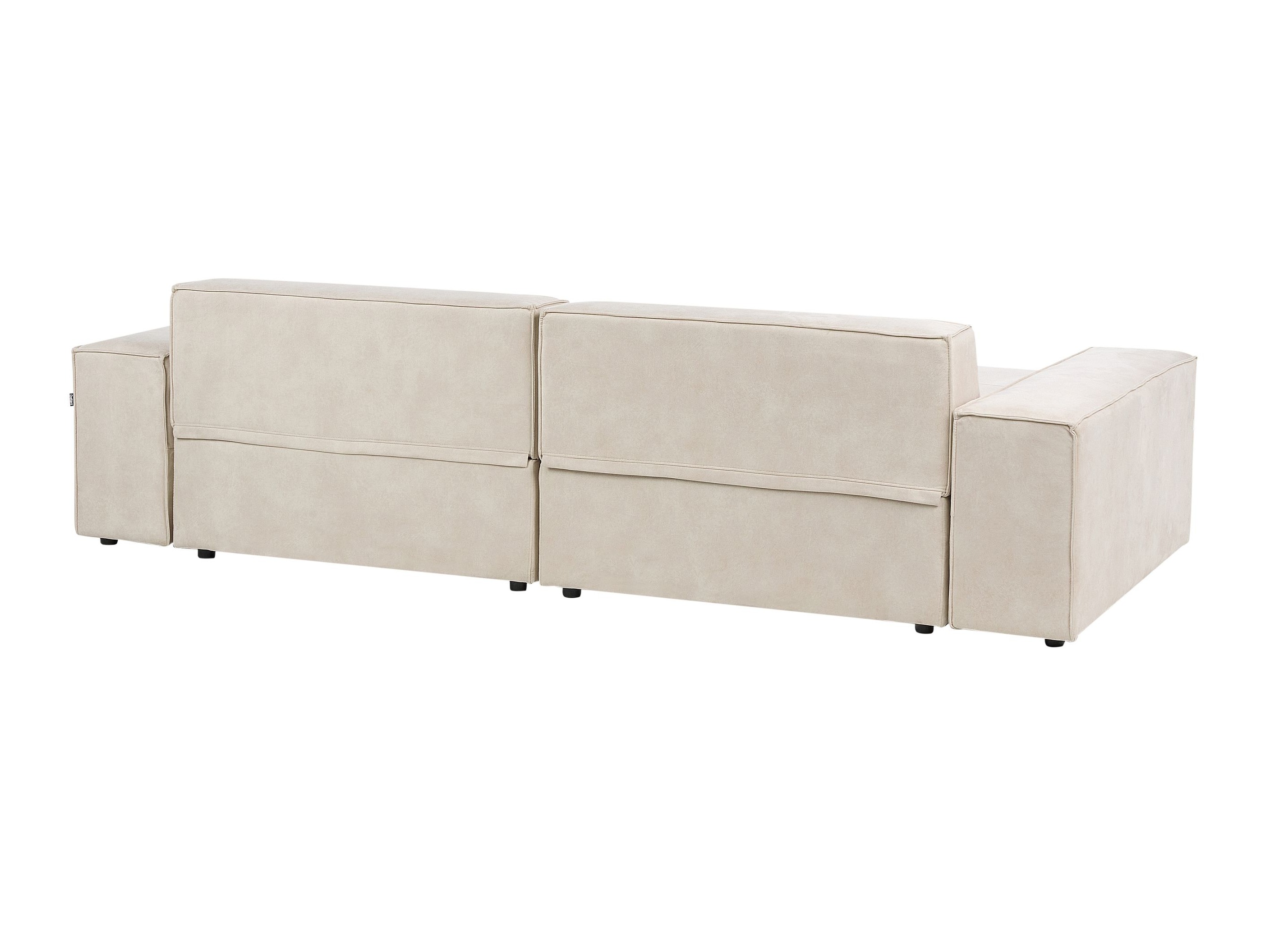 Αρθρωτός γωνιακός καναπές Tivsora 100 (Ανοιχτό μπεζ)