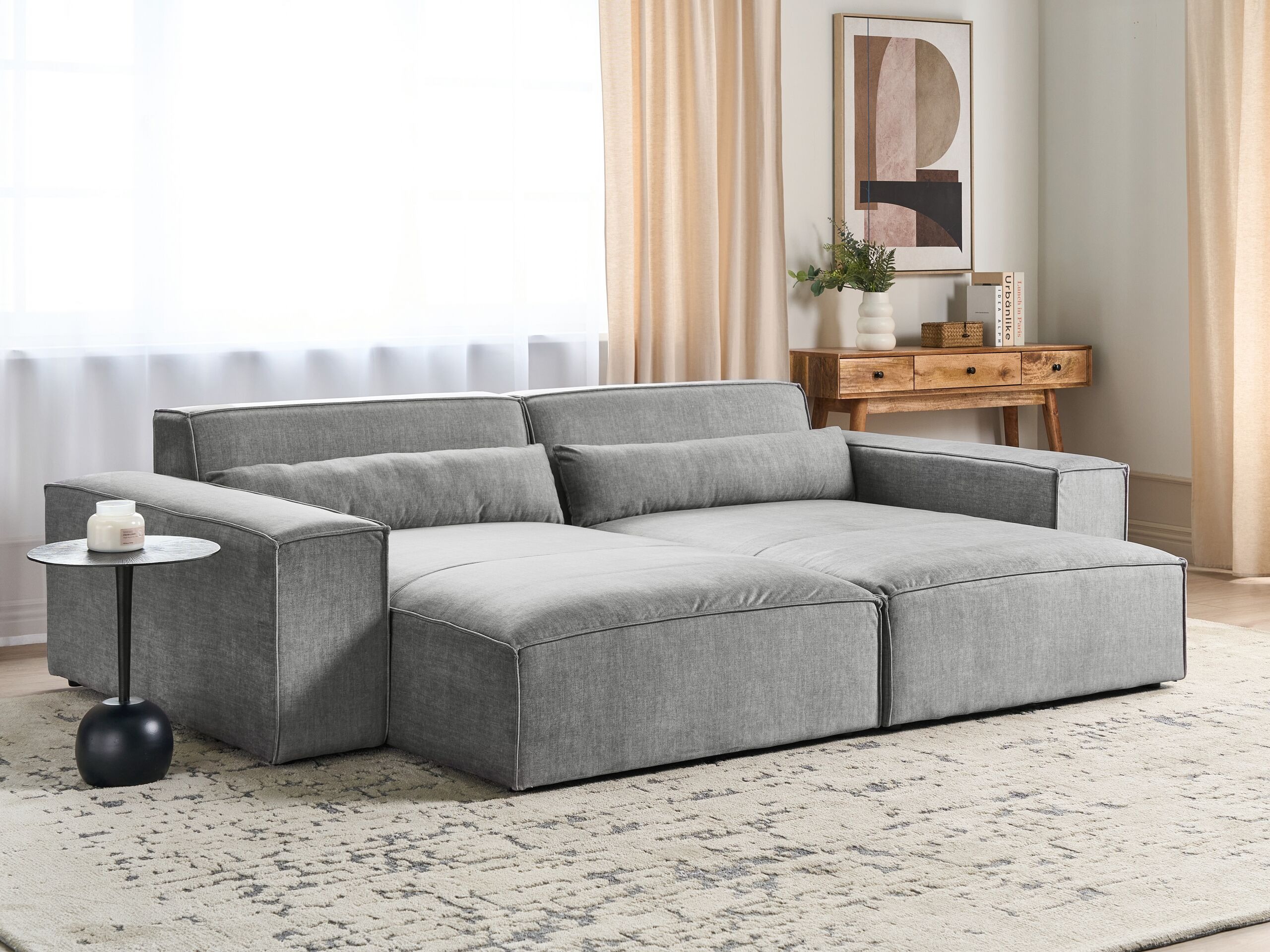 Modular seating unit Tivsora 101 (Grey)