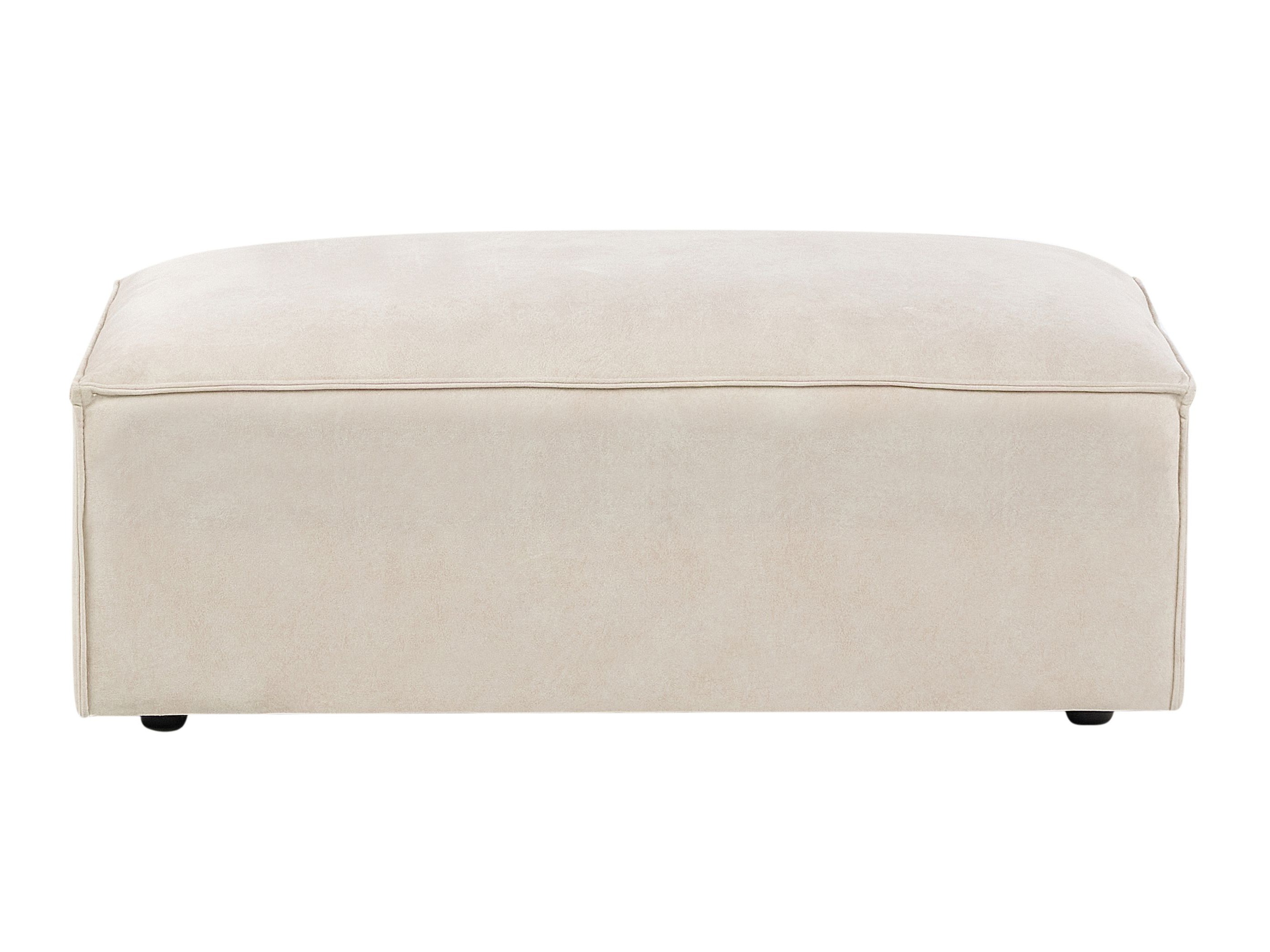 Σκαμπό σαλονιού Tivsora 110 (Ανοιχτό μπεζ)