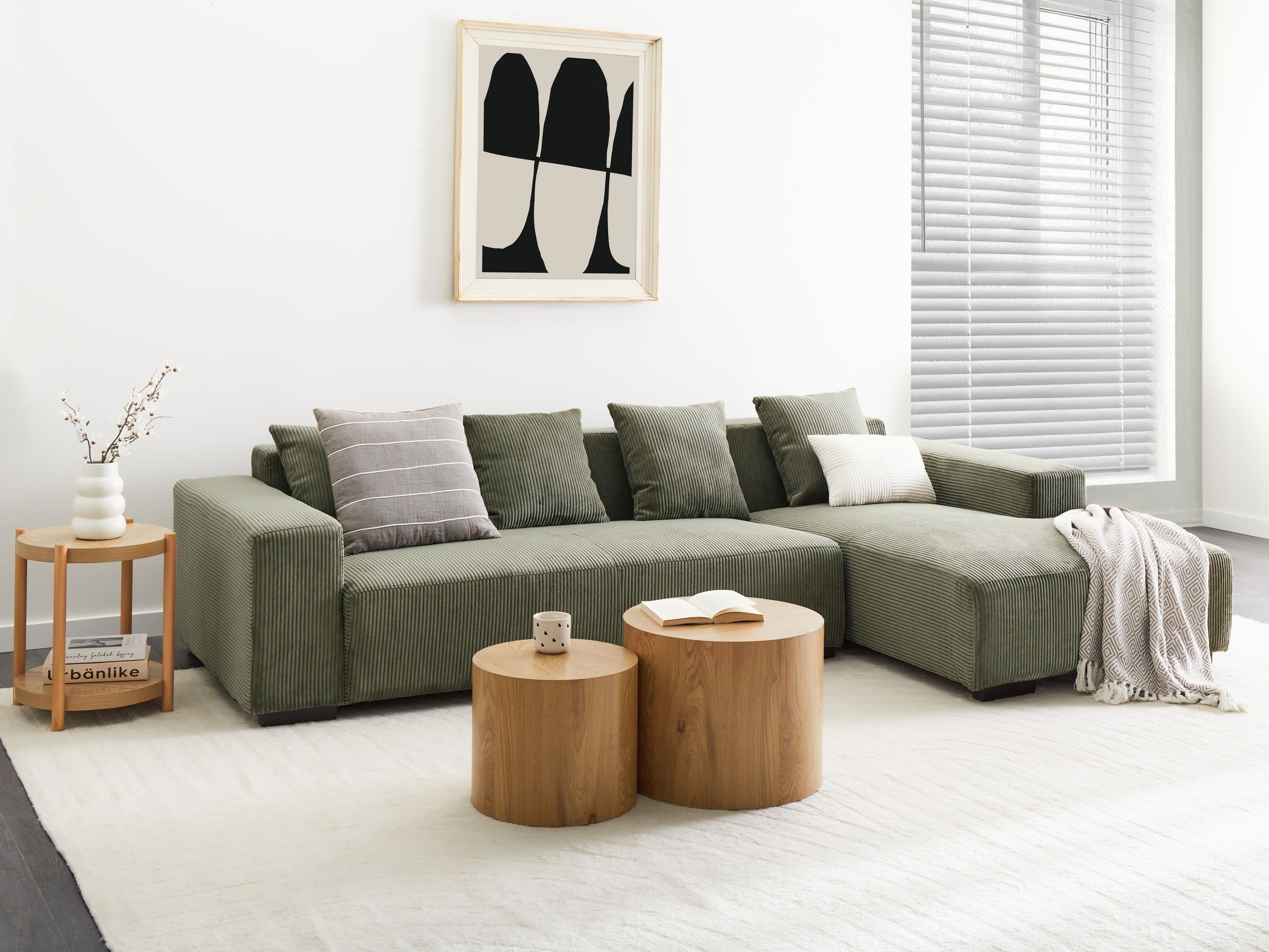 Corner sofa Berwyn 1396 (Green)