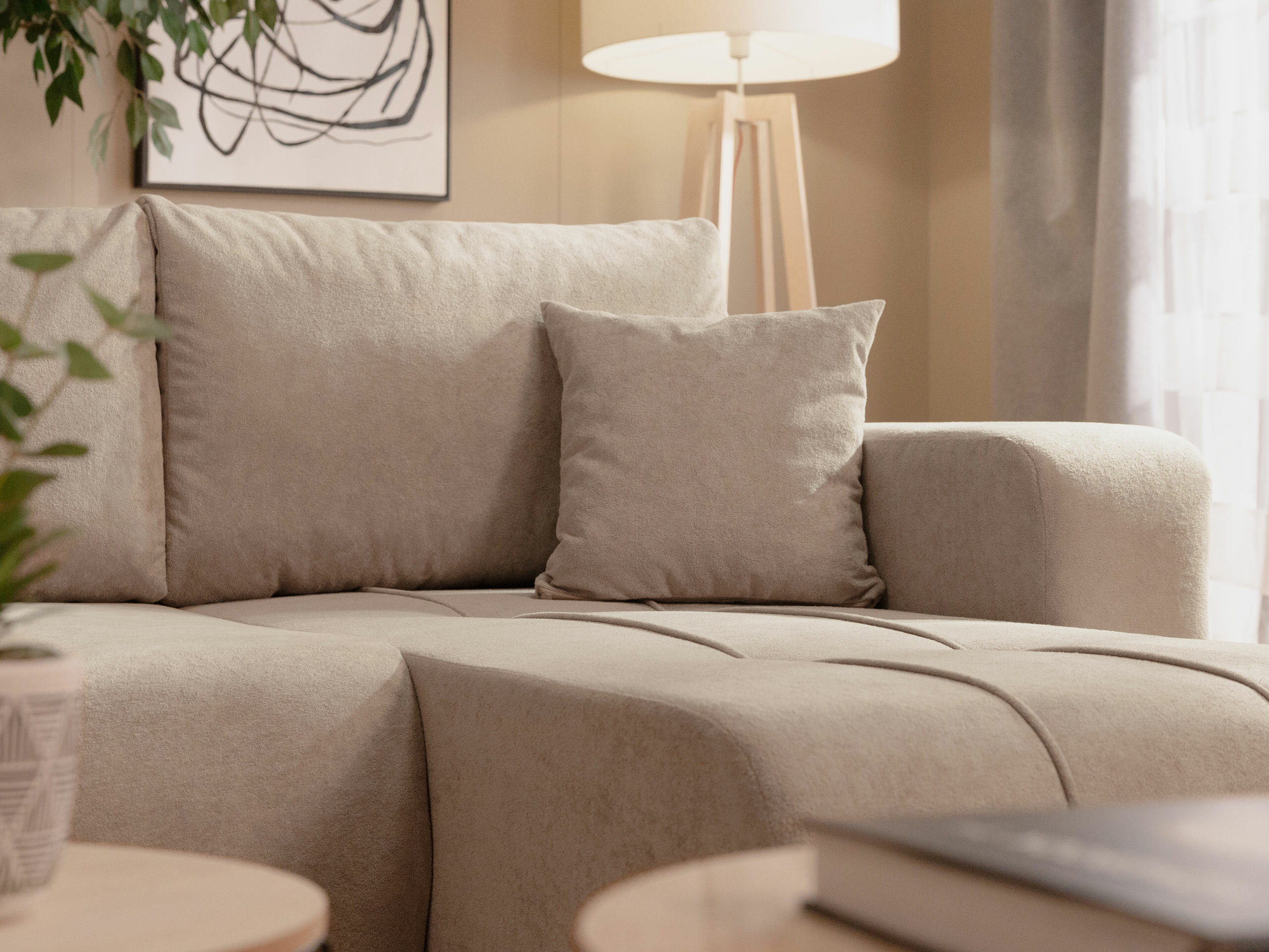 Γωνιακός Καναπές Comfivo Laurus II (Velo 623)