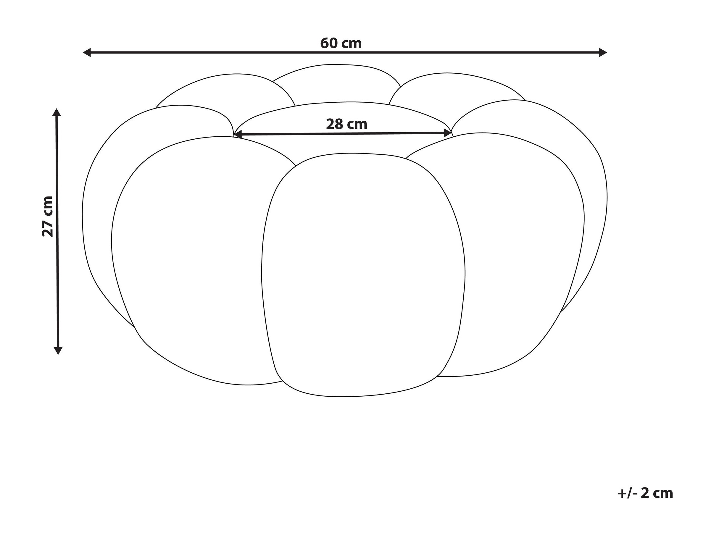 Σκαμπό σαλονιού Berwyn 2851 (Ανοιχτό καφέ)
