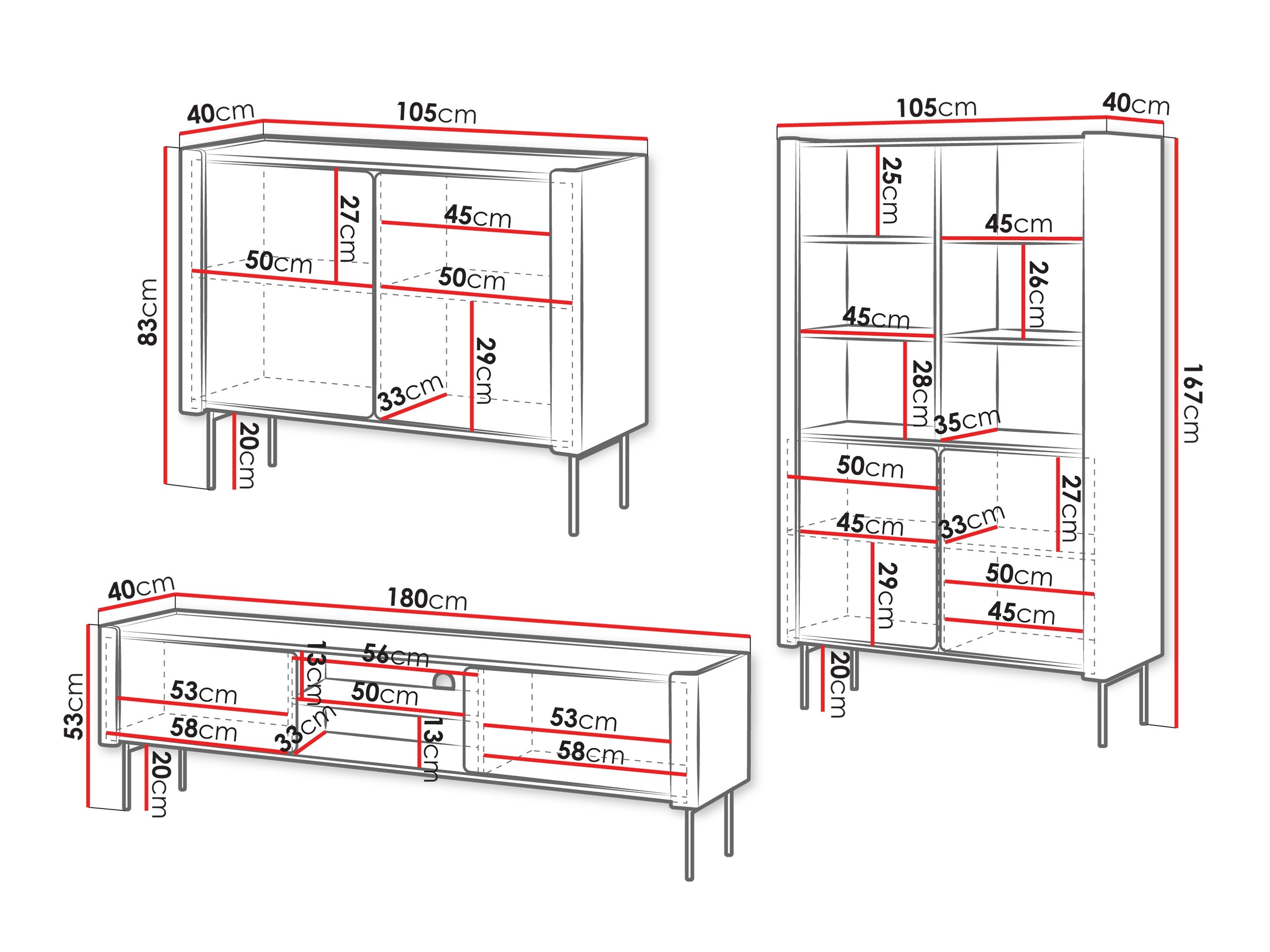 Σετ επίπλων σαλονιού Arcas