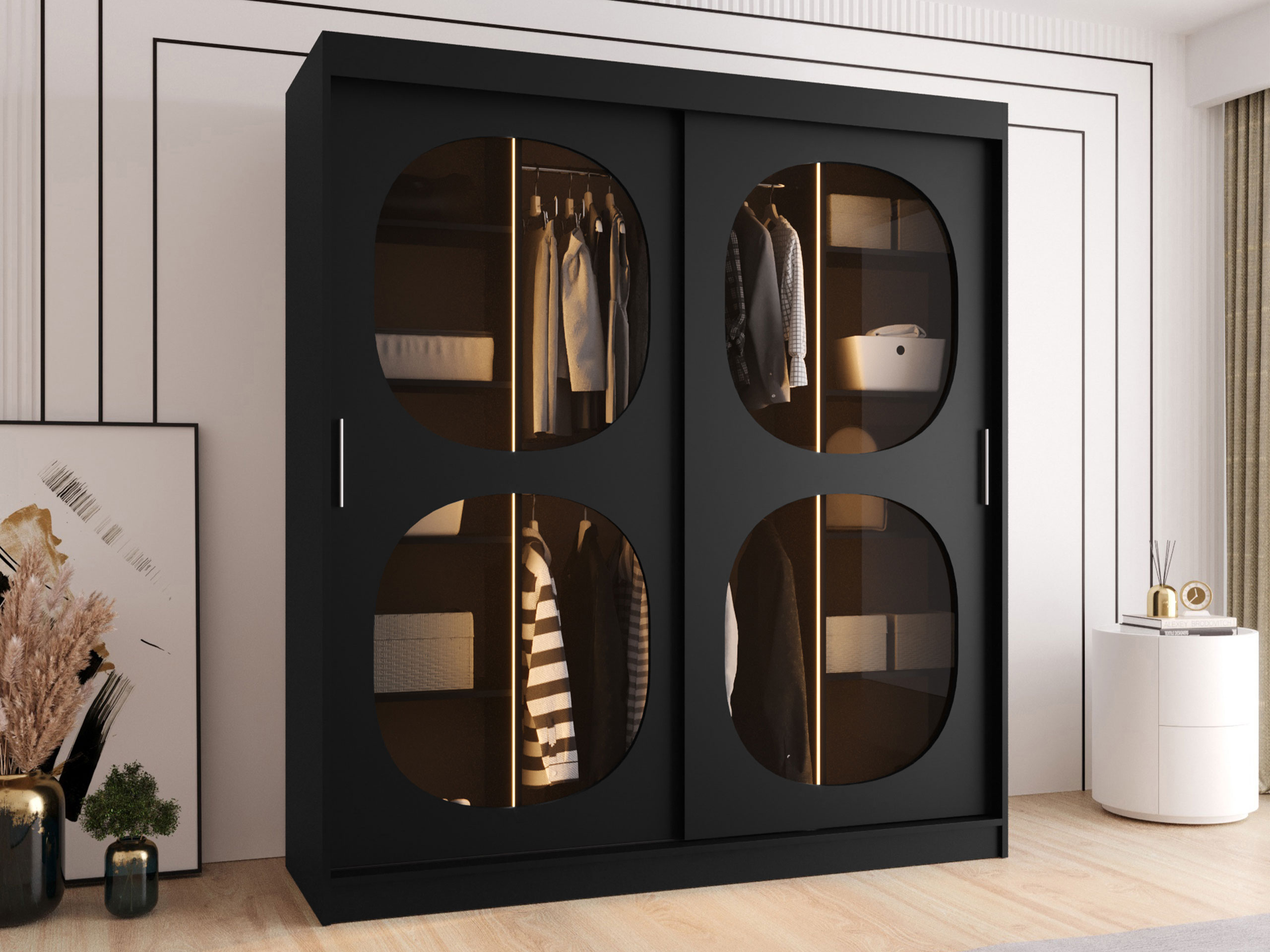 Wardrobe Hartford 529 (Black)