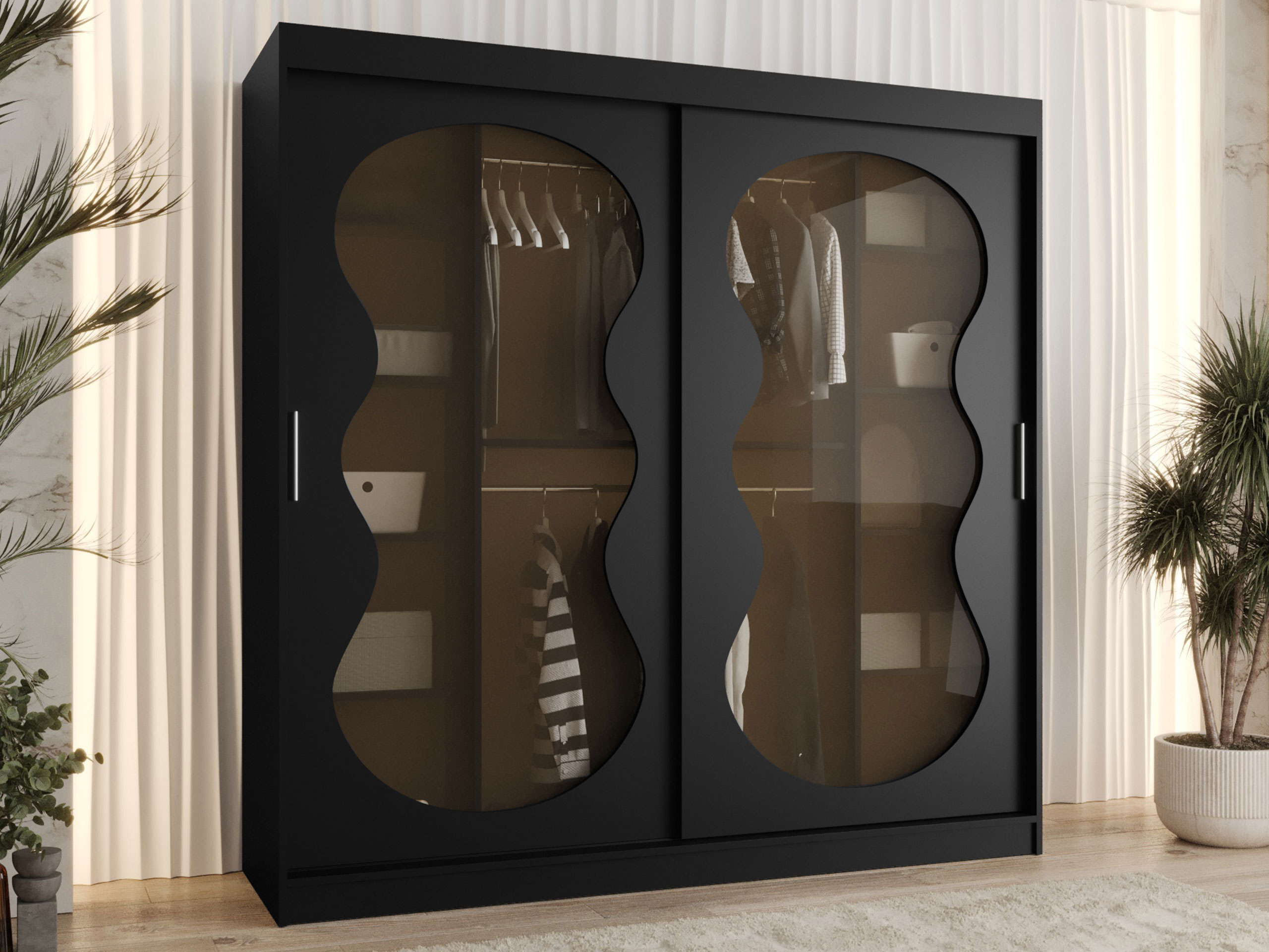 Ντουλάπα Hartford 532 (Μαύρο)