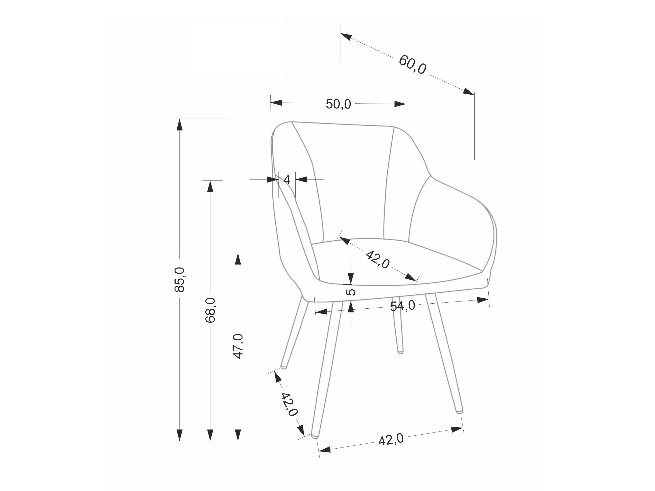 Chair Houston 2044 (Beige)