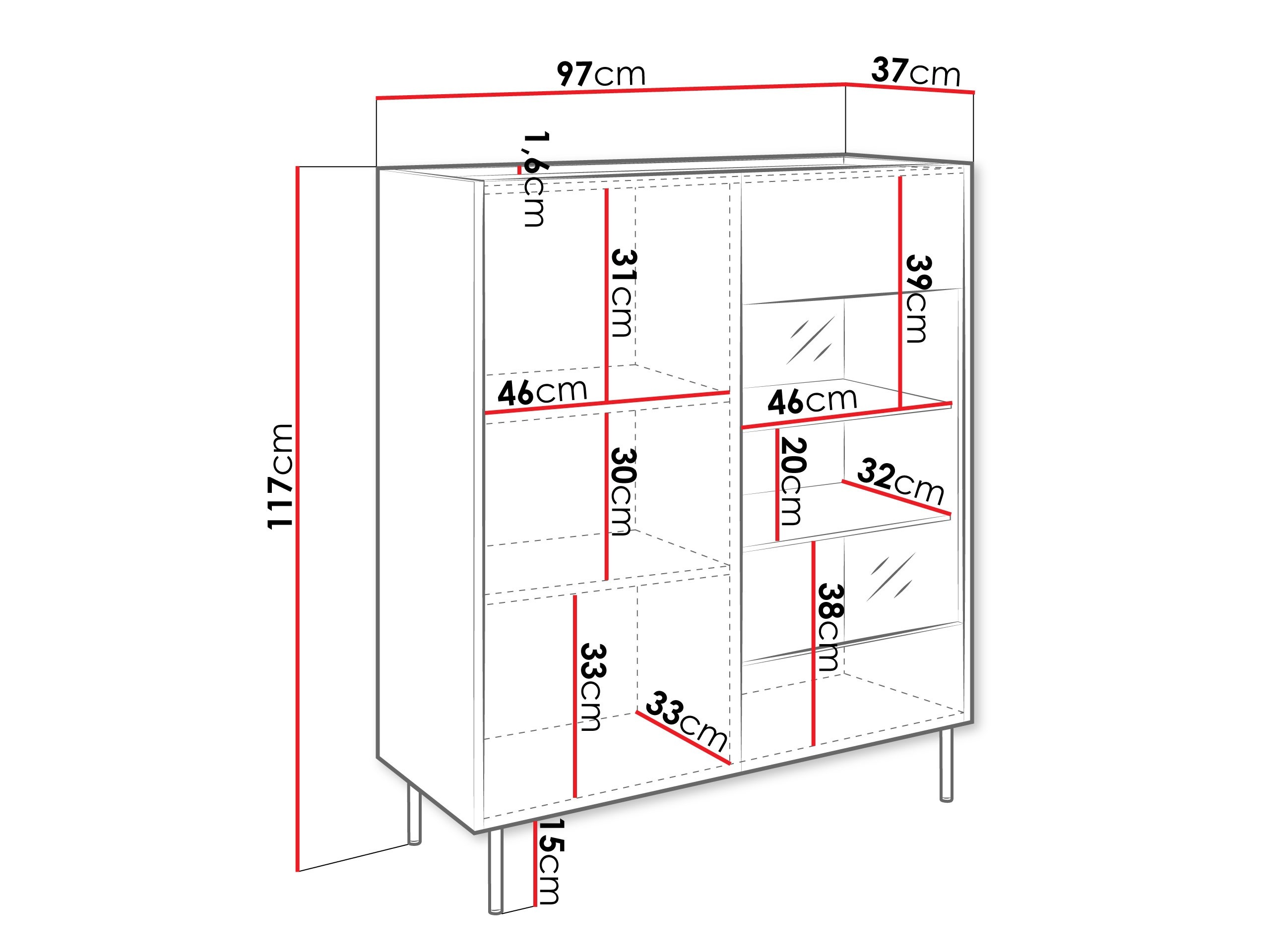 Μπουφέ Comfivo Belviro I