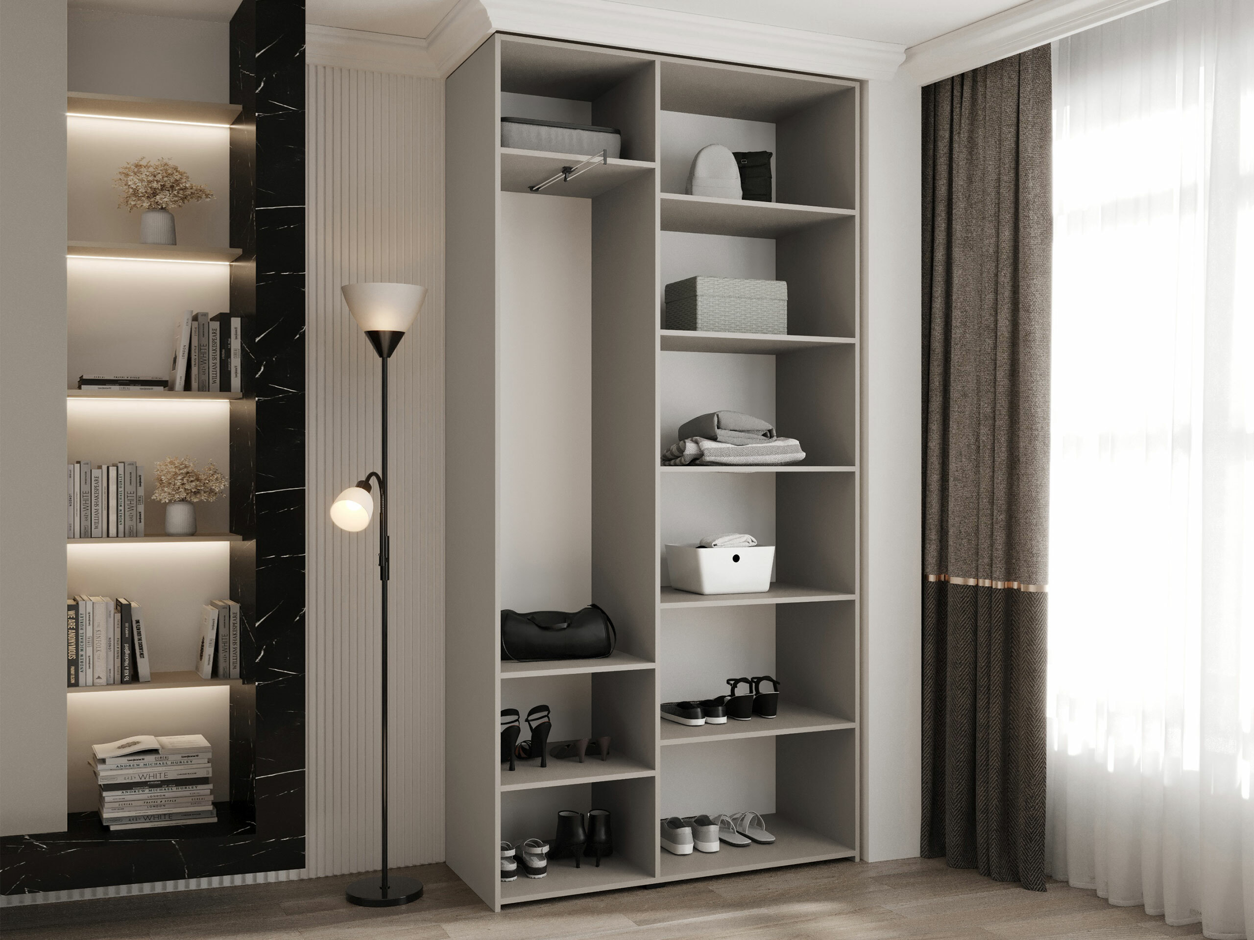 Wardrobe Hartford 573 (White)