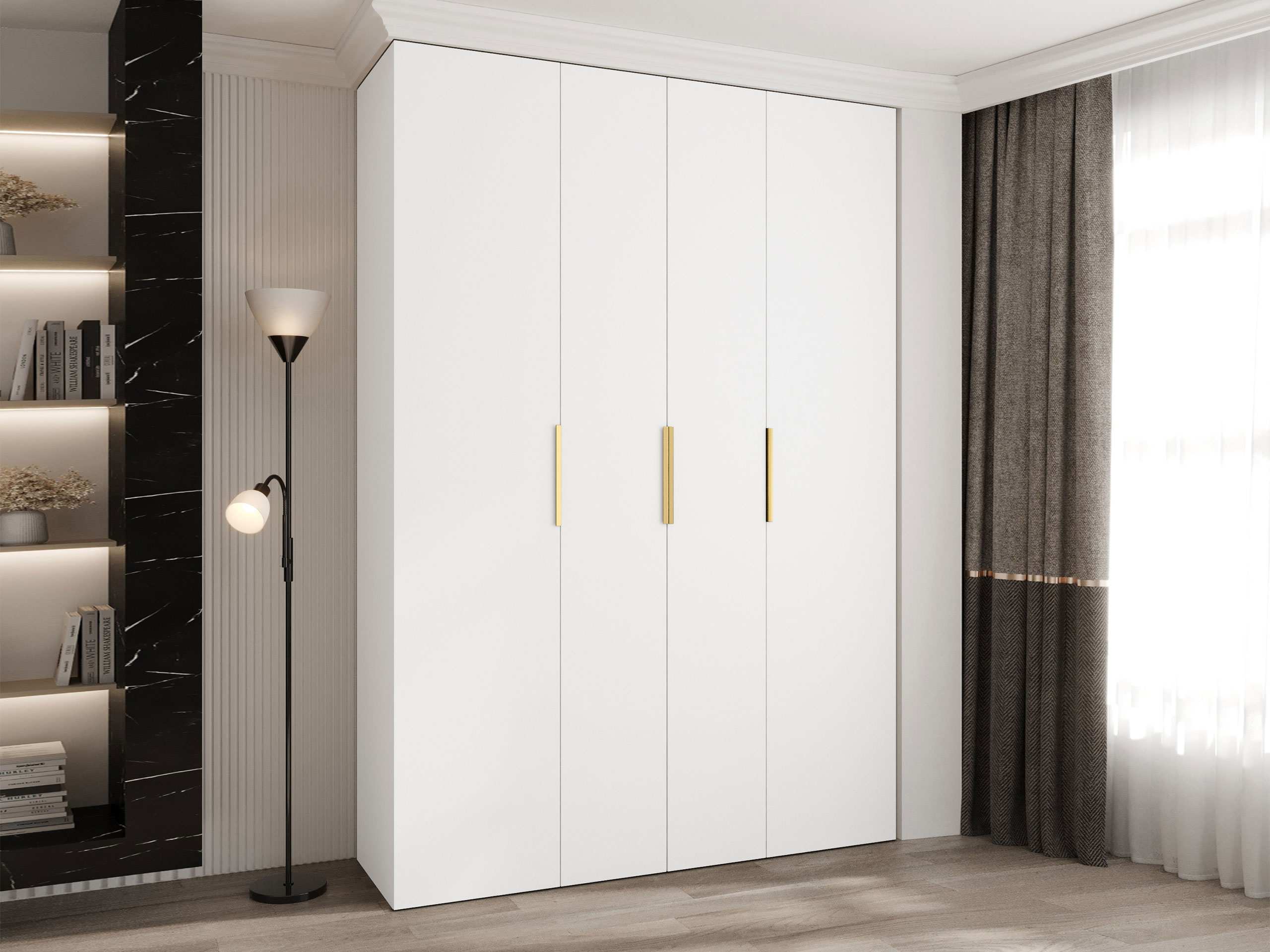 Wardrobe Hartford 574 (White)