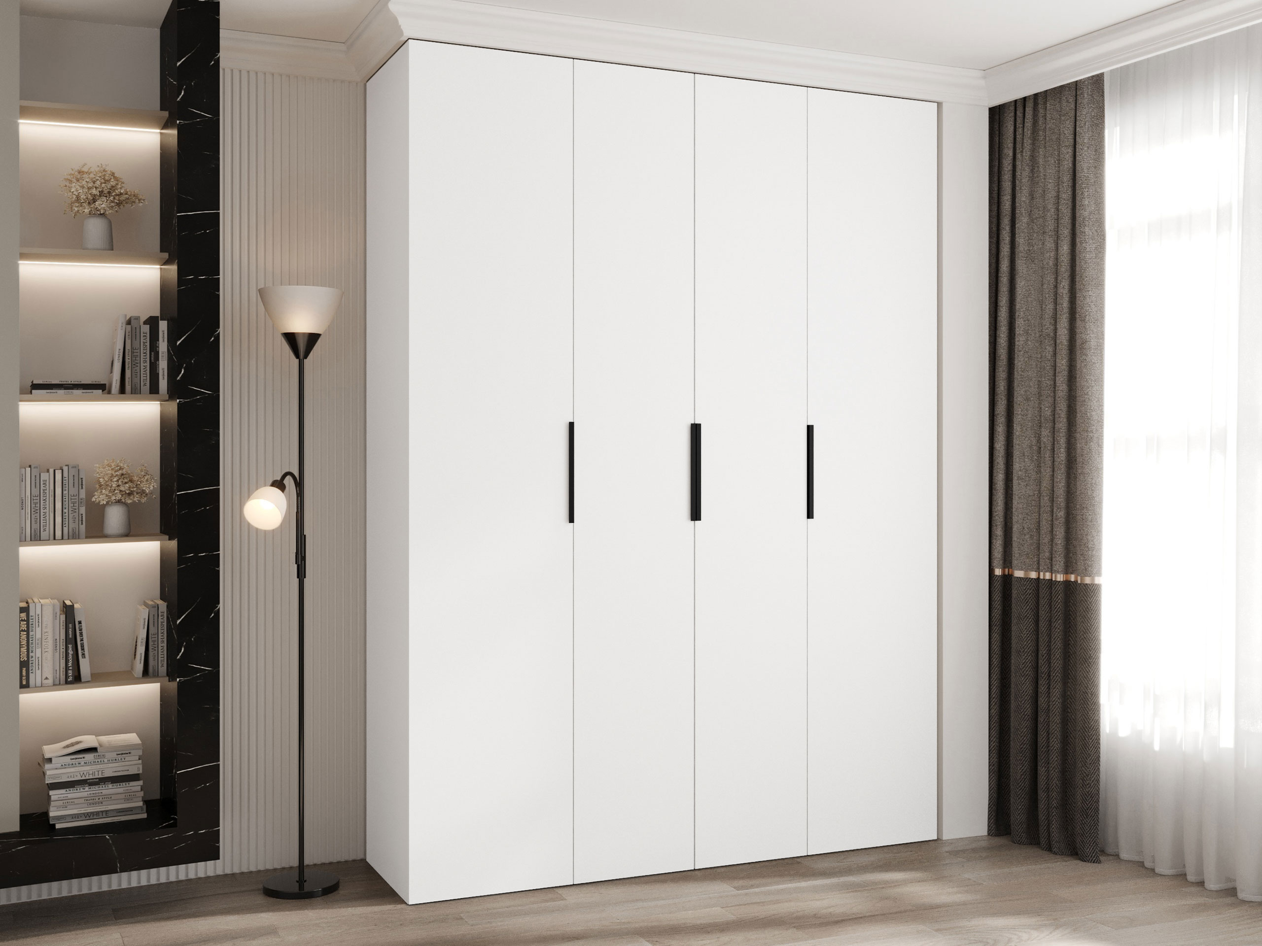 Wardrobe Hartford 574 (White)