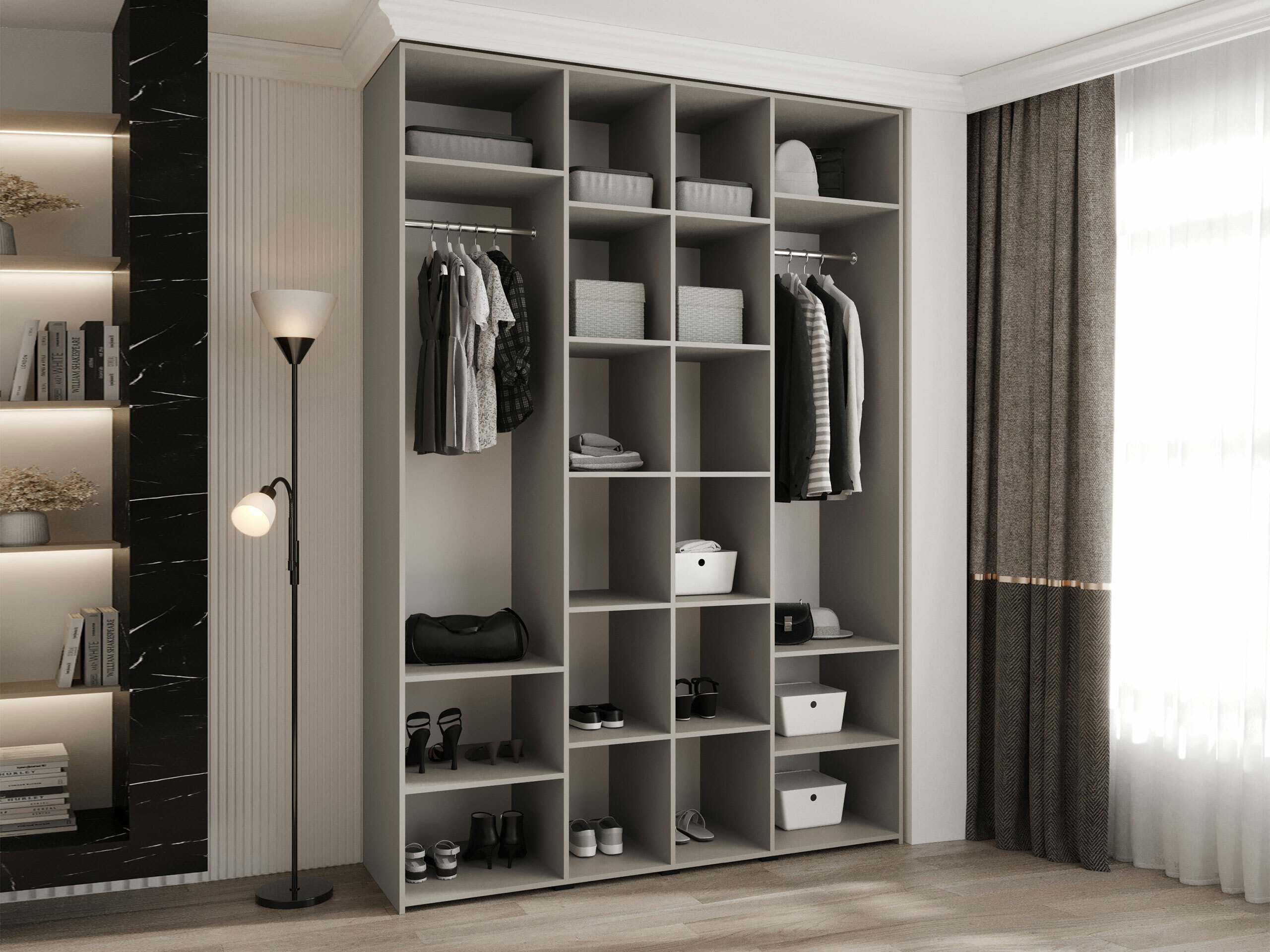 Wardrobe Hartford 574 (White)