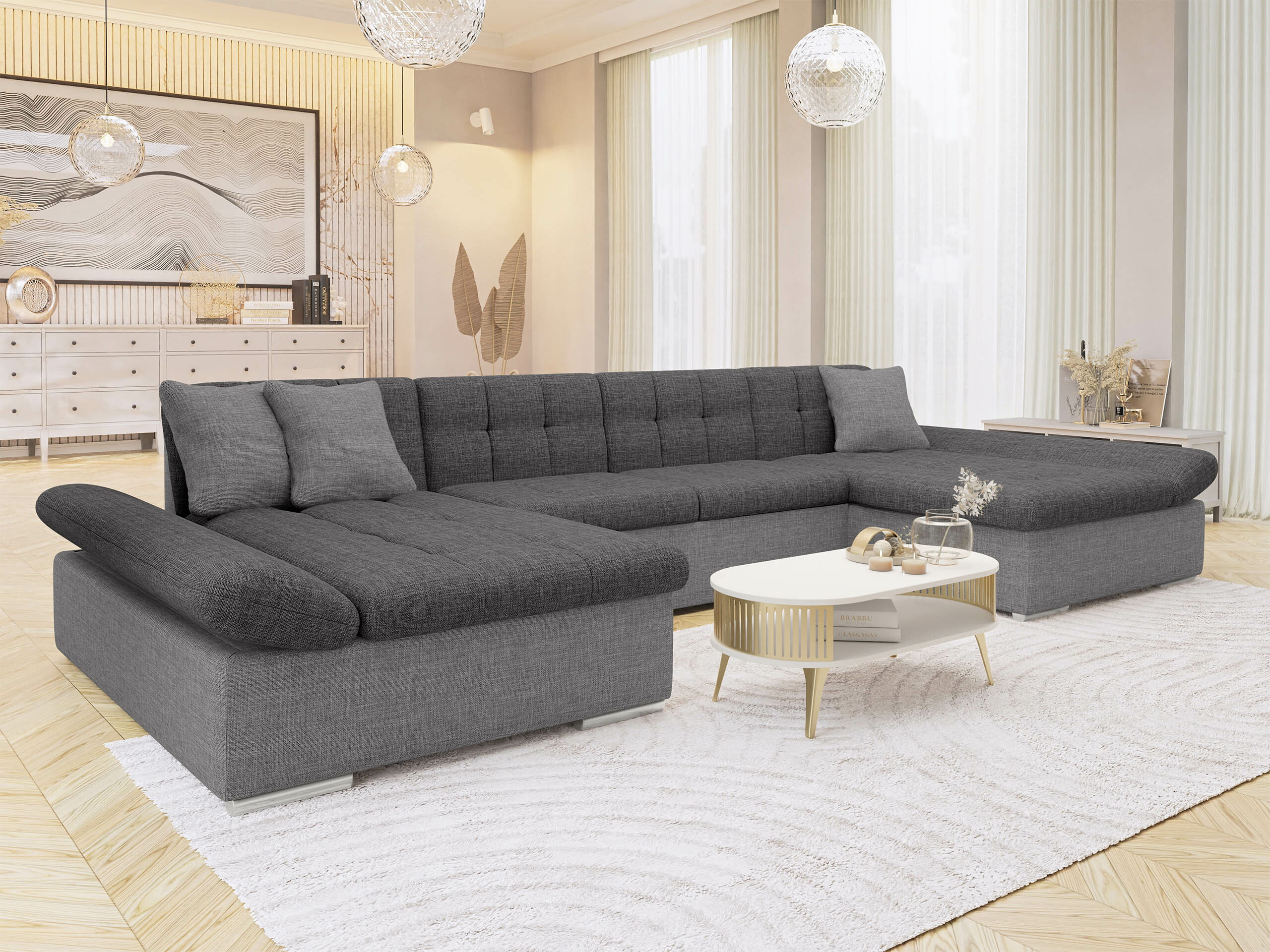 Γωνιακός Καναπές Comfivo Ficus I (Lux 05 + Lux 06)