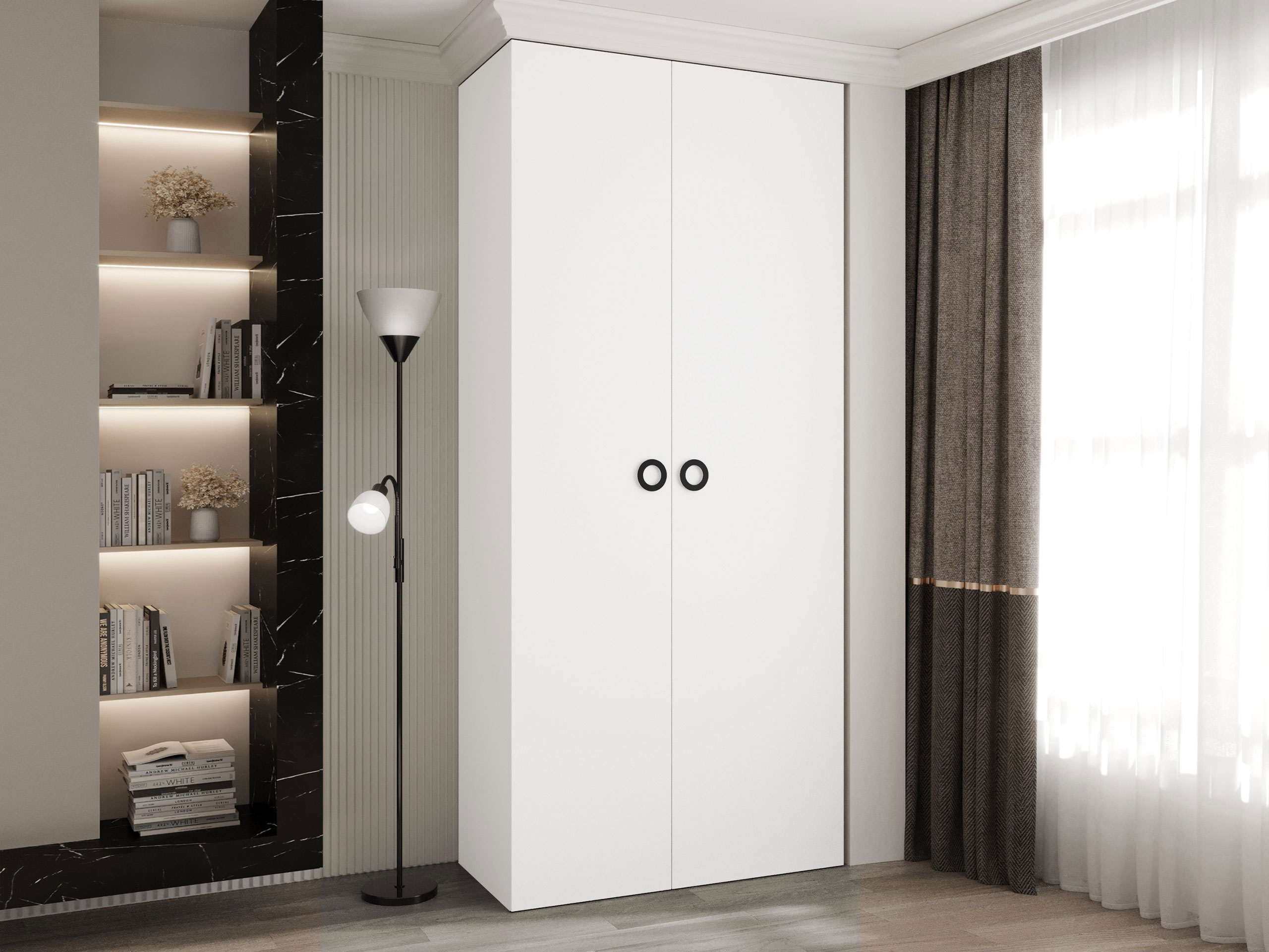 Wardrobe Hartford 540 (White)