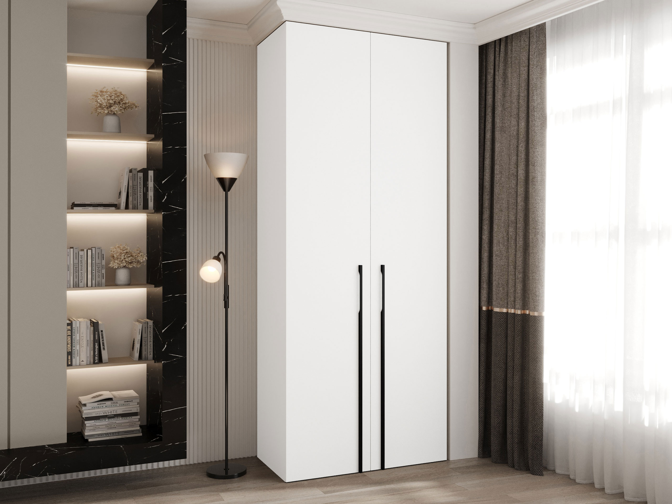 Wardrobe Hartford 569 (White)