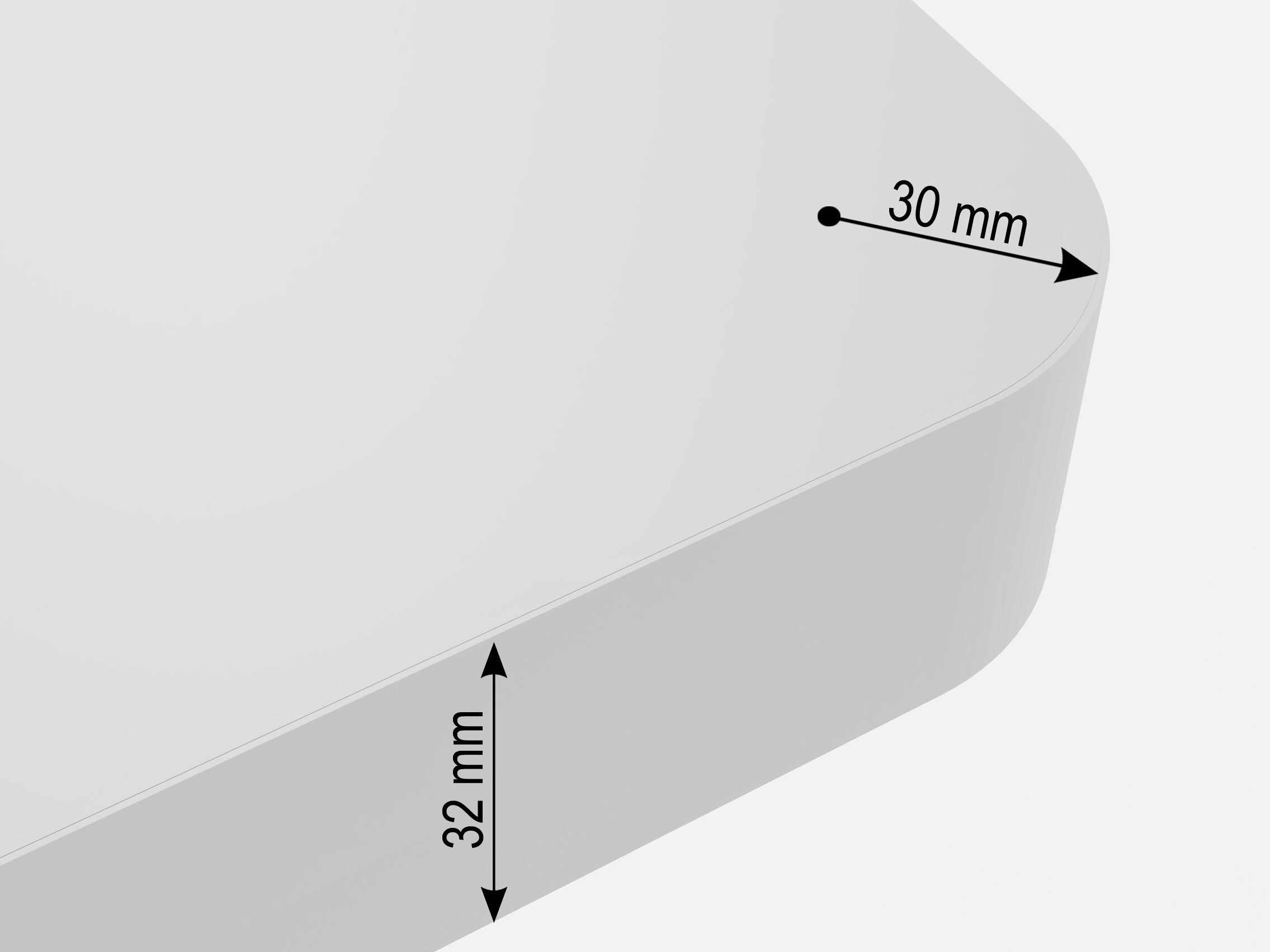 Γραφείο με ρυθμιζόμενο ύψος Buffalo 184 (Άσπρο)