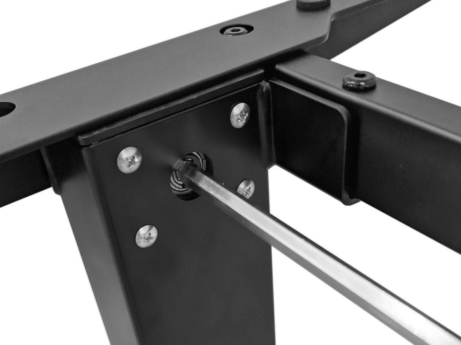 Γραφείο με ρυθμιζόμενο ύψος Buffalo 184 (Μαύρο)