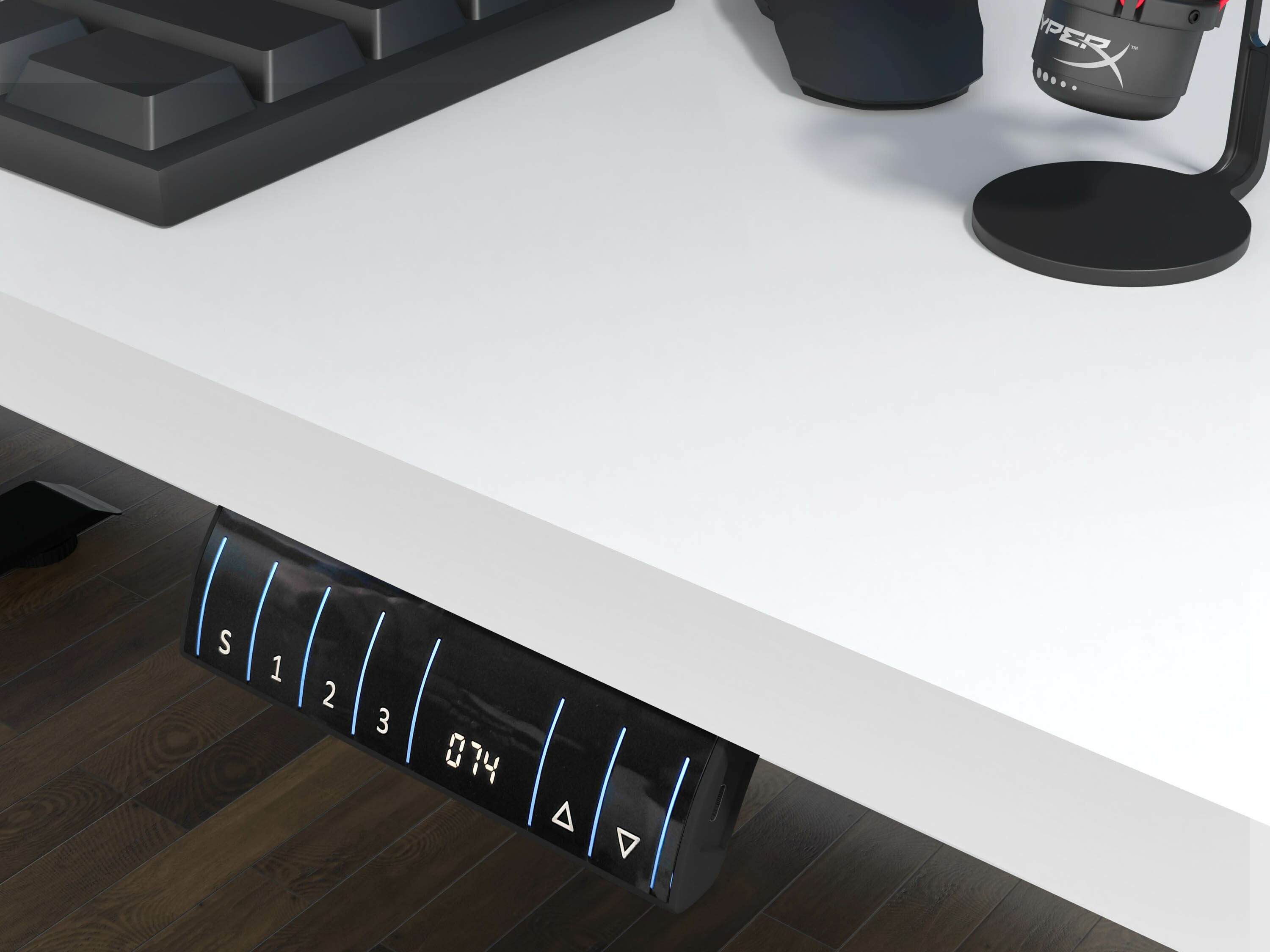 Γραφείο με ρυθμιζόμενο ύψος Buffalo 184 (Μαύρο)