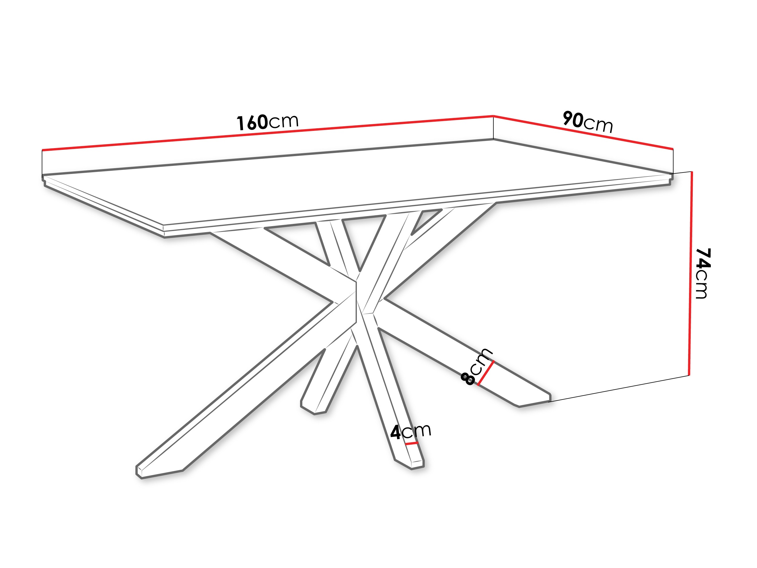 Τραπέζι Goodyear 136 (Δρυς wotan)