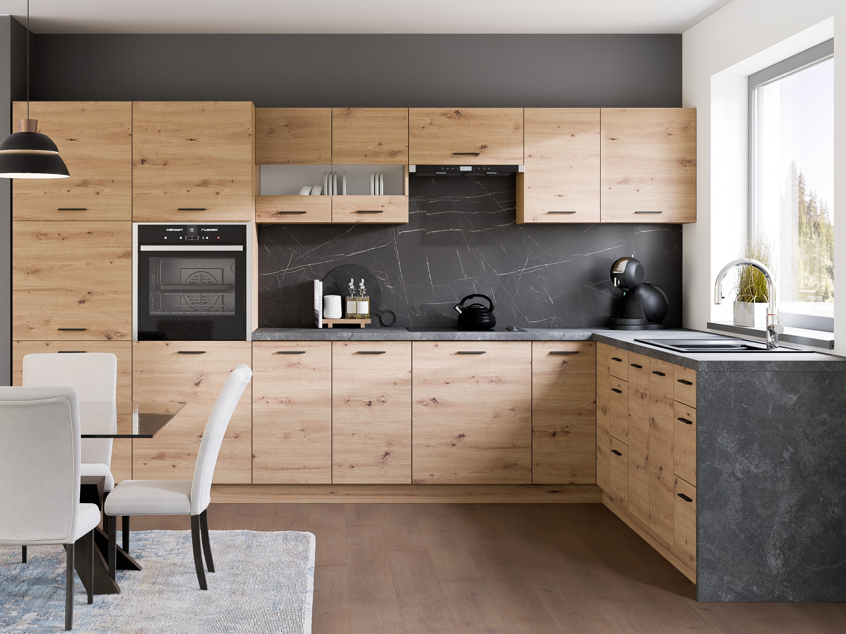 Πολυμορφικό ντουλάπι νεροχύτη με πόρτες Ati Artisan 106