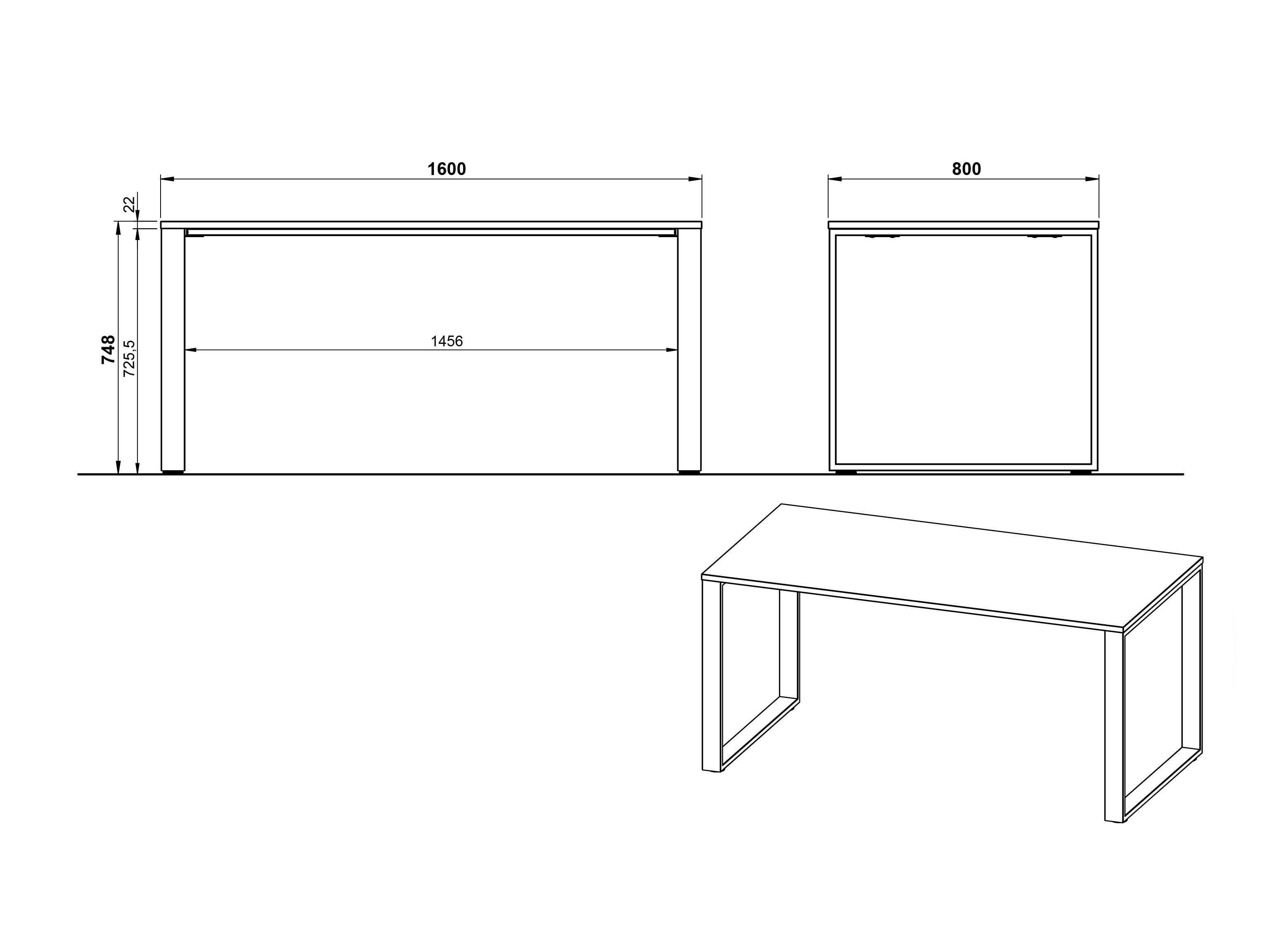 Γραφείο Elbcali 100