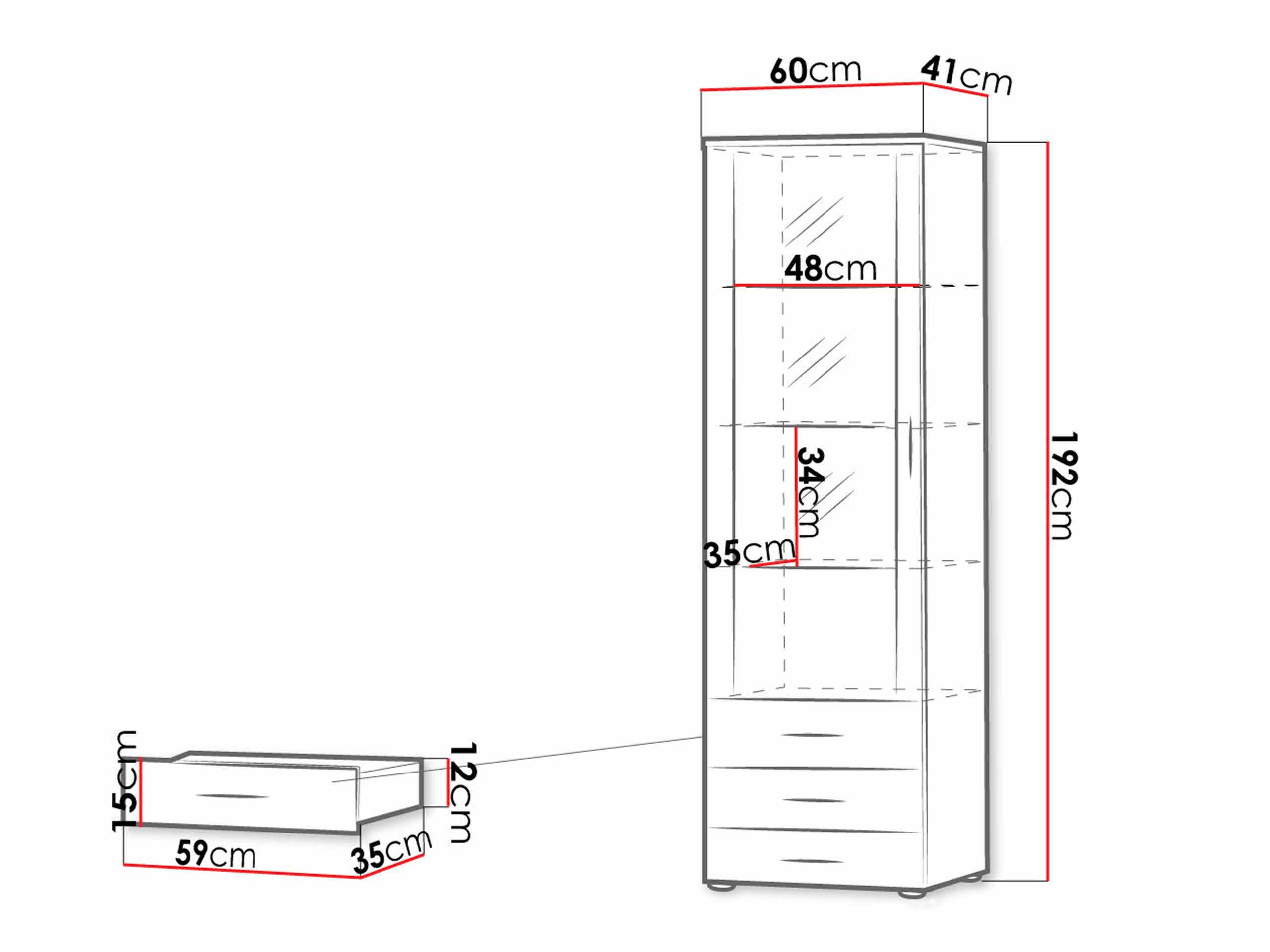 Βιβλιοθήκη Tornola 102 (Άσπρο + Γυαλιστερό λευκό)