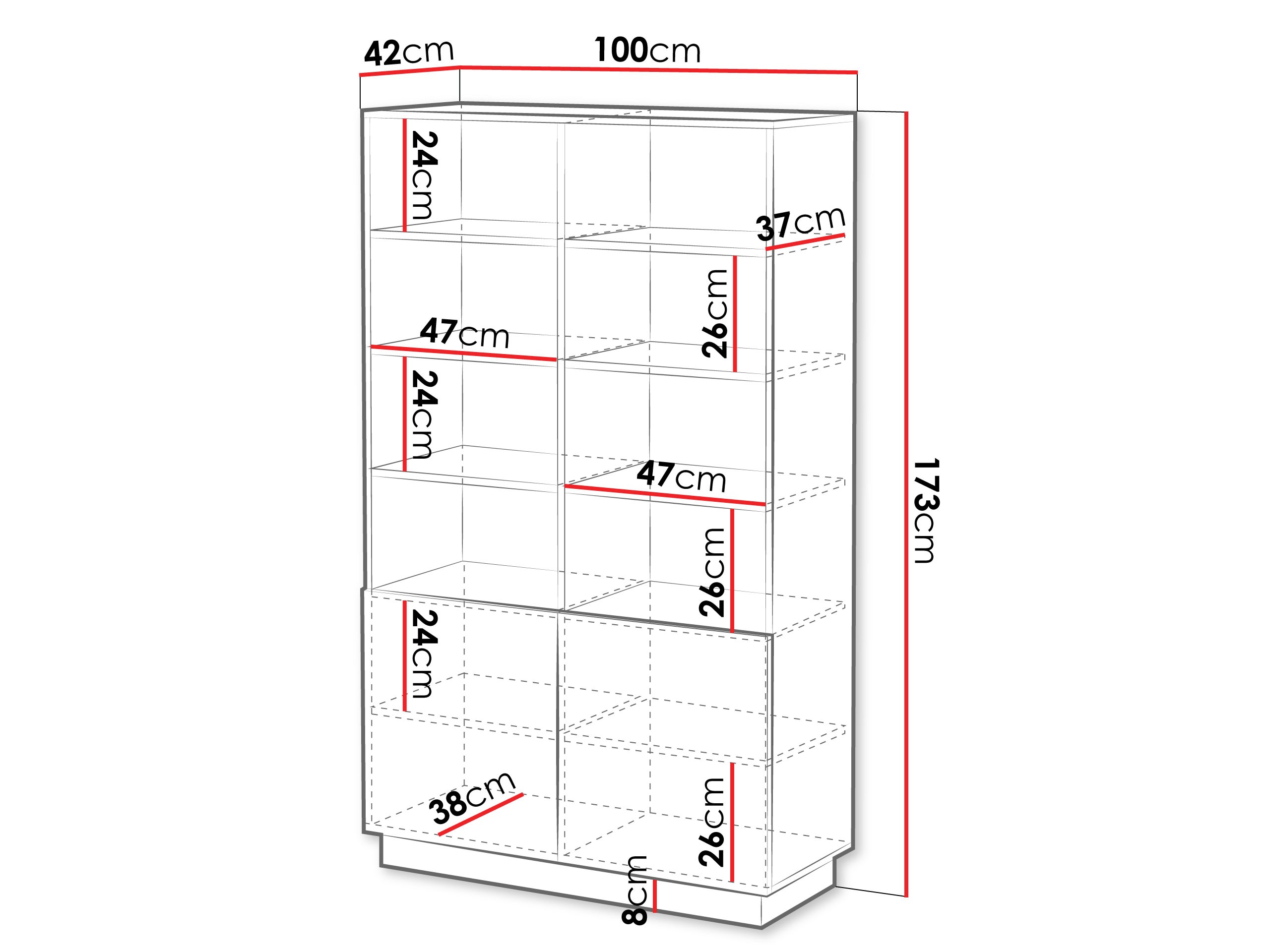 Βιβλιοθήκη Lingua (Άσπρο)